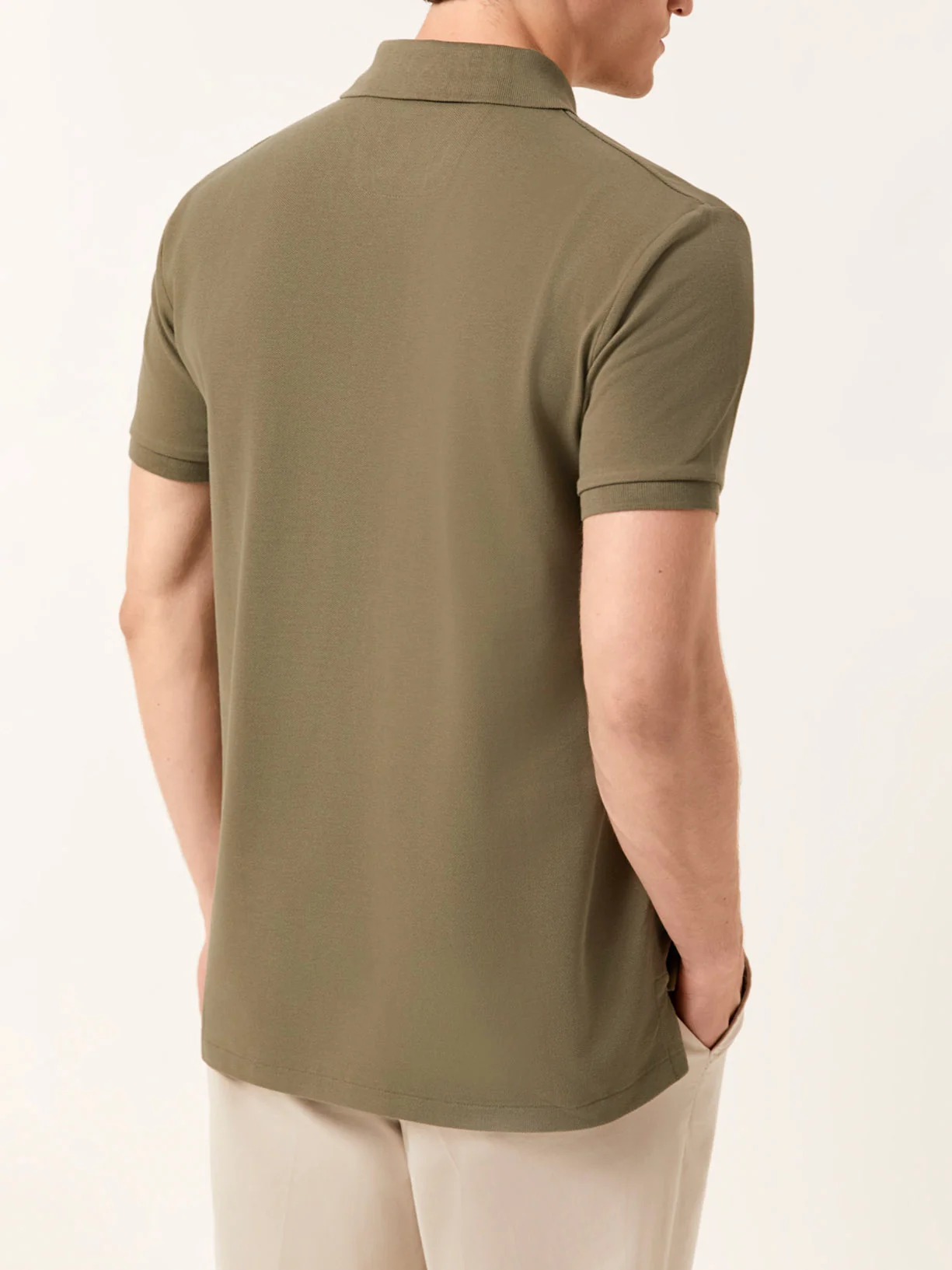 Premium Regular Fit Polo Piqué em 100% Algodão BCI - Image 3