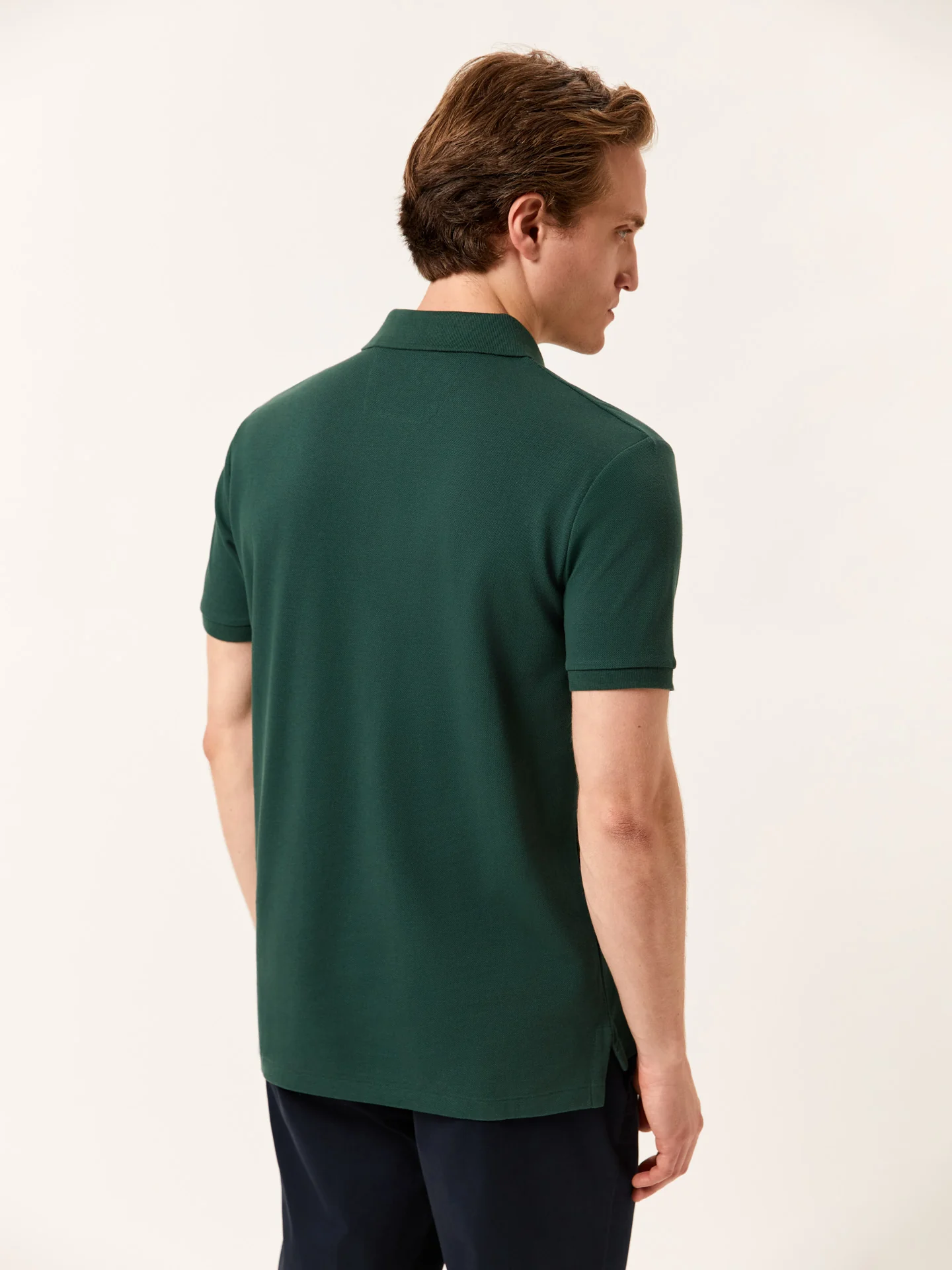 Premium Regular Fit Polo Piqué em 100% Algodão BCI - Image 3