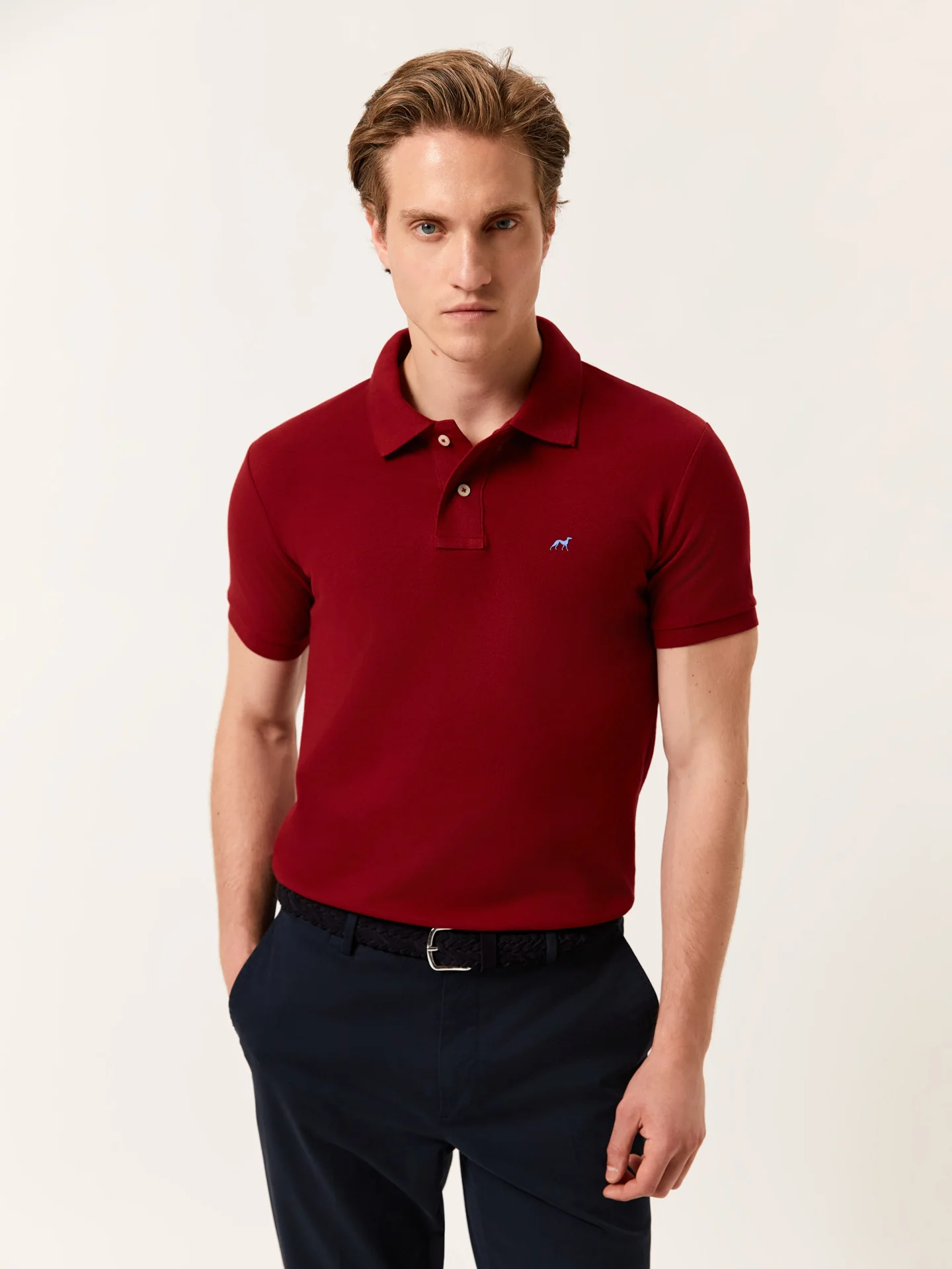 Premium Slim Fit Polo Piqué em 100% Algodão BCI - Image 2