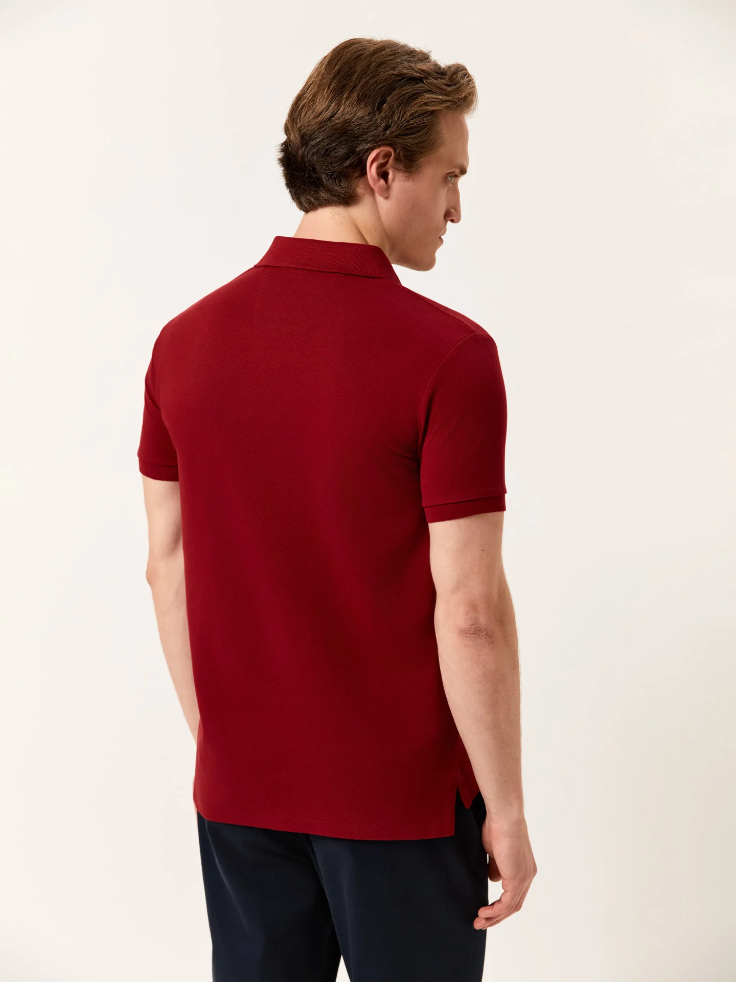Premium Slim Fit Polo Piqué em 100% Algodão BCI - Image 3