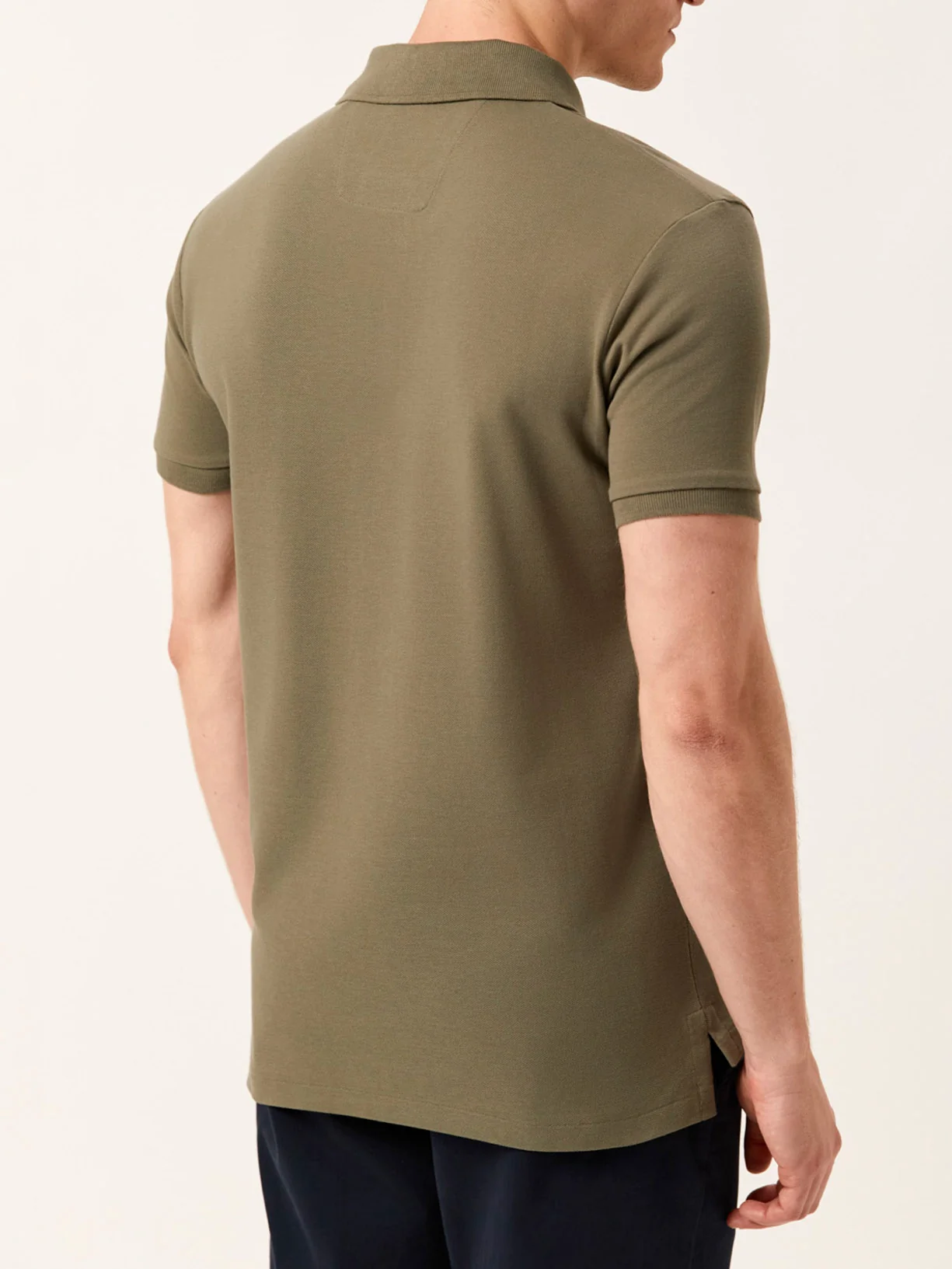 Premium Slim Fit Polo Piqué em 100% Algodão BCI - Image 3