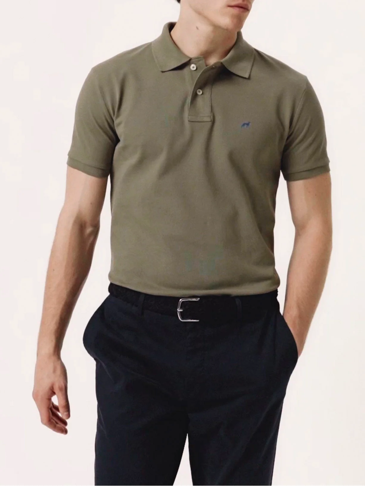 Premium Slim Fit Polo Piqué em 100% Algodão BCI - Image 4