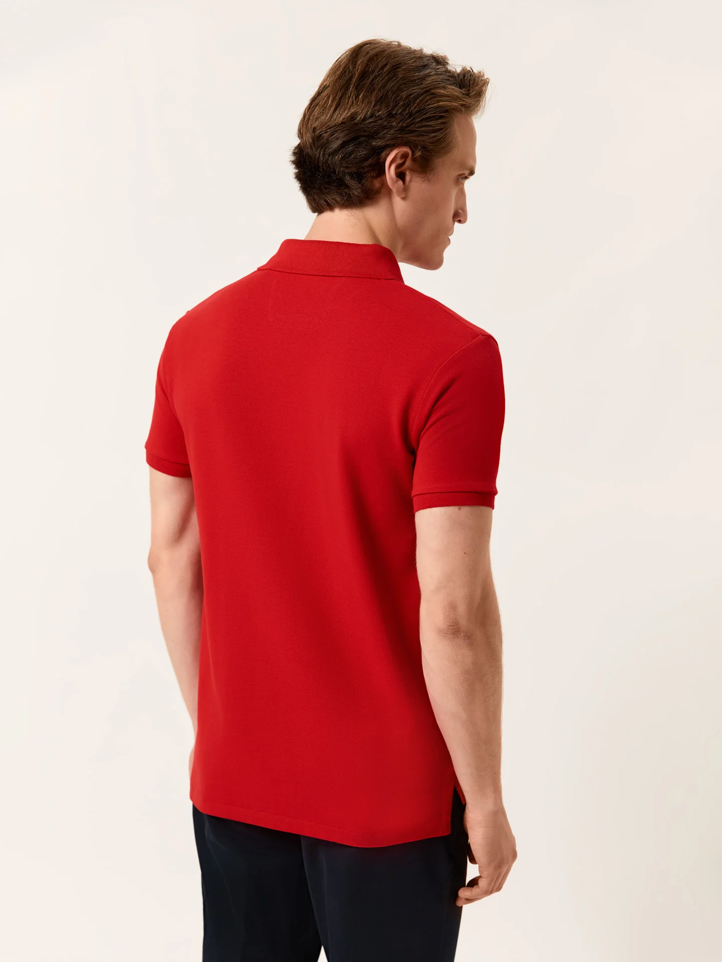 Premium Slim Fit Polo Piqué em 100% Algodão BCI - Image 3