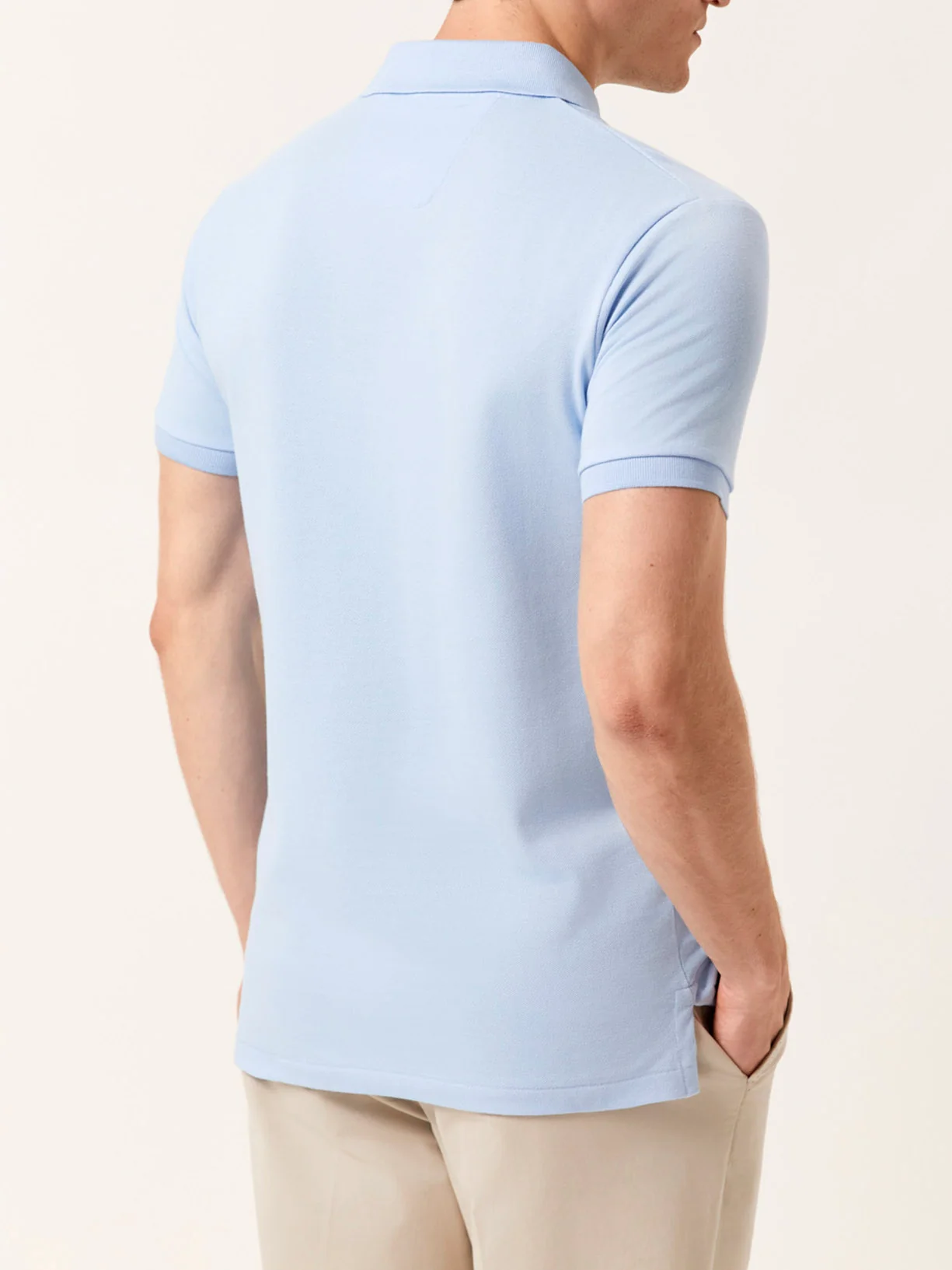 Premium Slim Fit Polo Piqué em 100% Algodão BCI - Image 3