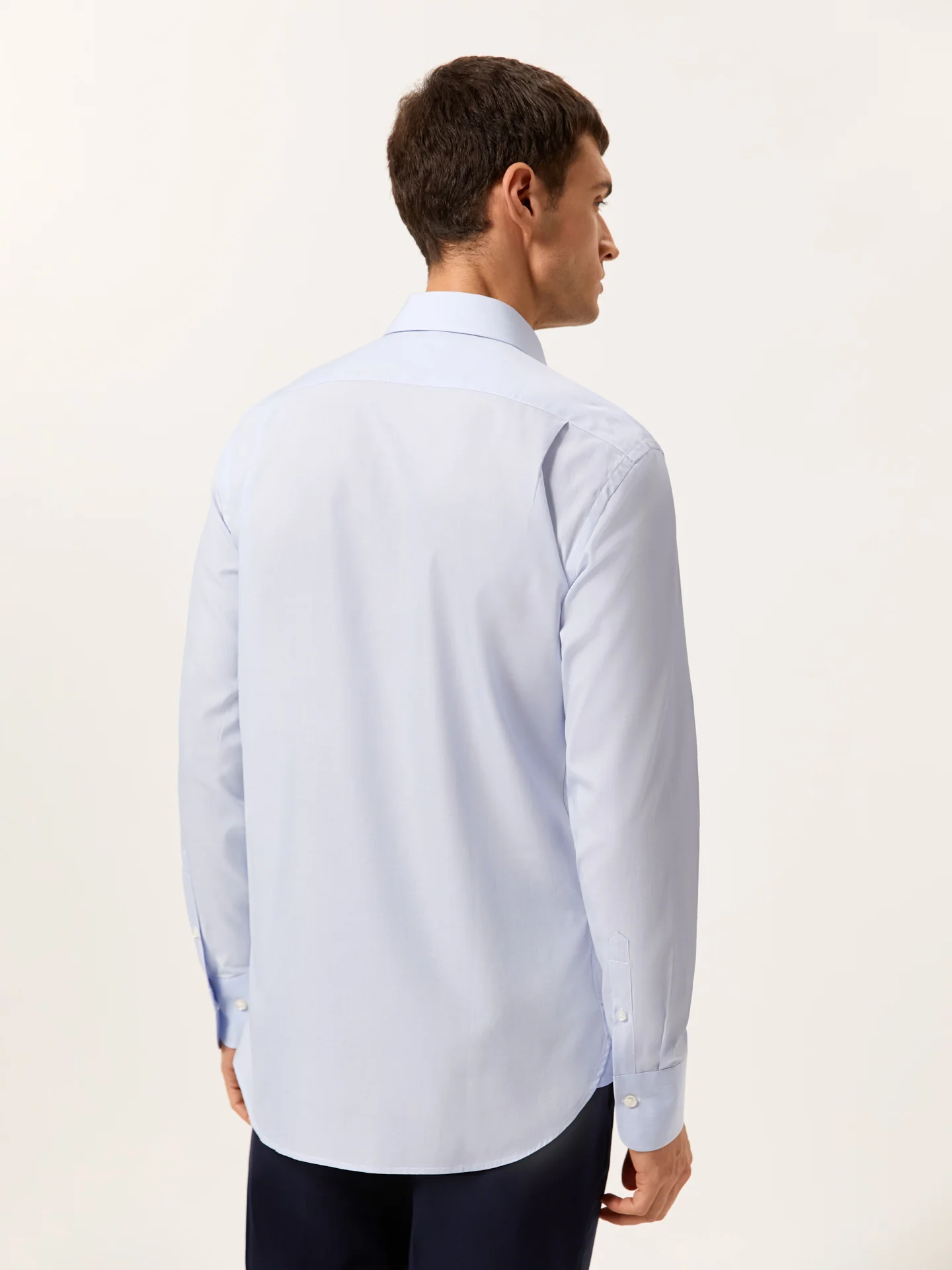 Regular Fit Camisa End-on-end Formal em 100% Algodão - Image 3