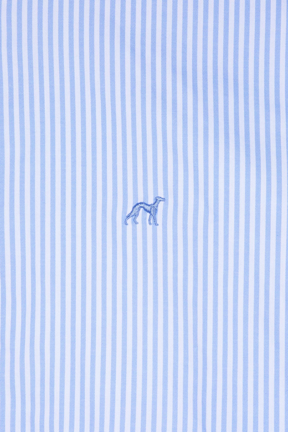 Regular Fit Camisa Oxford às Riscas em 100% Algodão BCI - Image 4