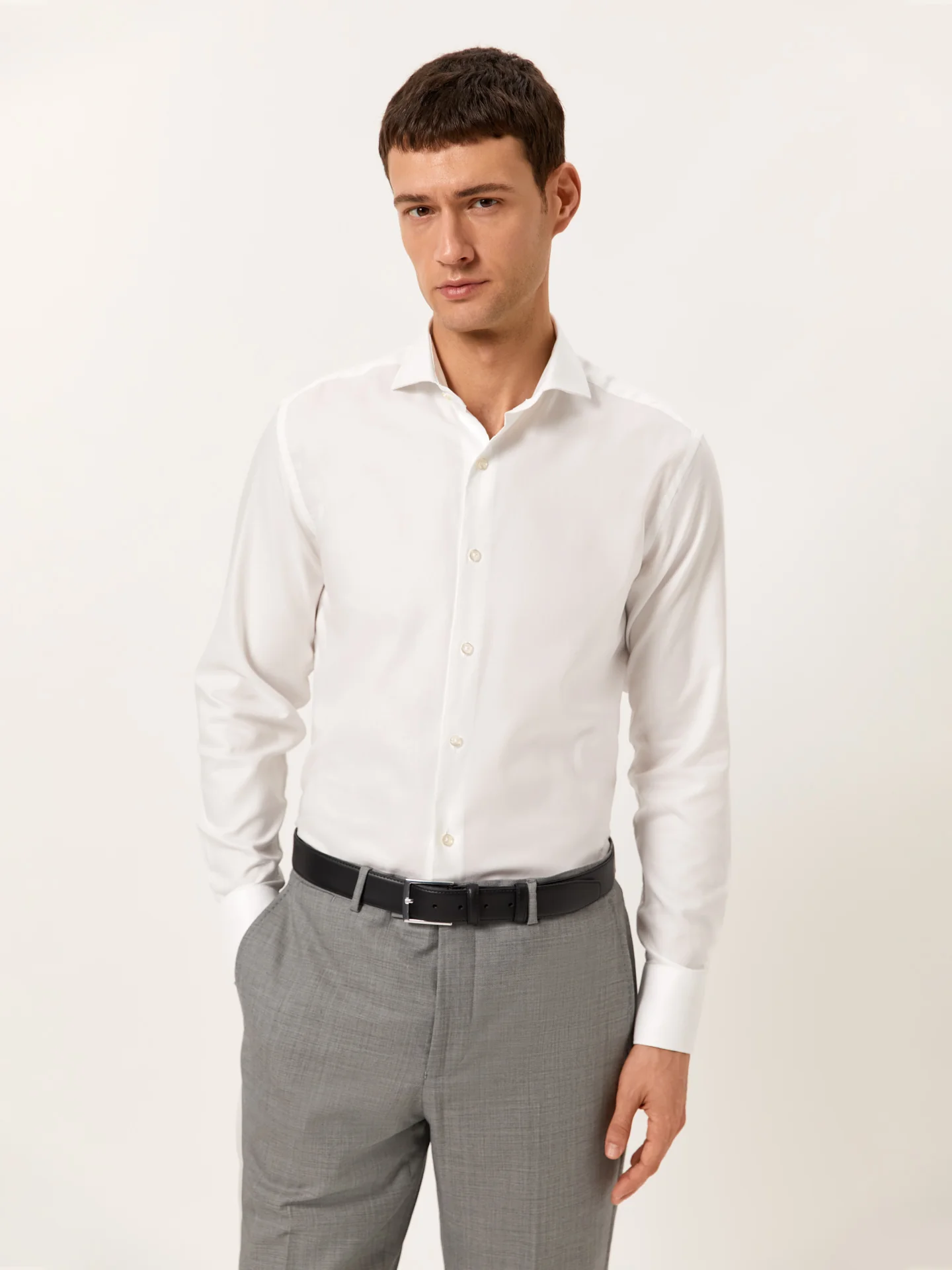 Regular Fit Camisa Oxford Formal em 100% Algodão - Image 3