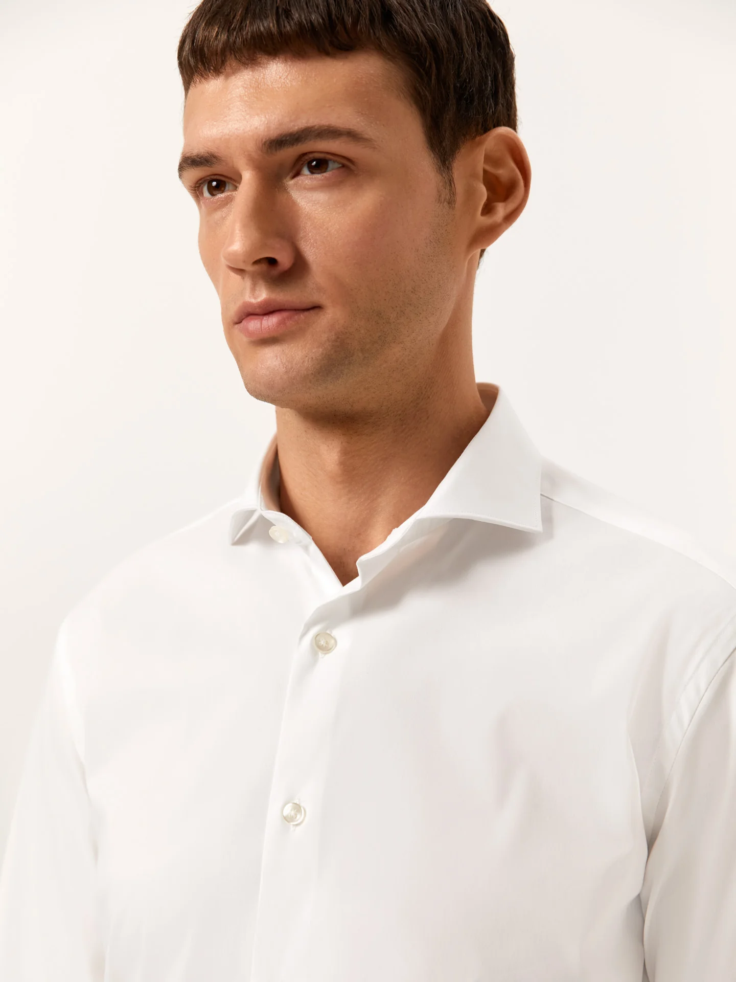 Regular Fit Camisa Popeline Travel em Algodão Comfort - Image 2