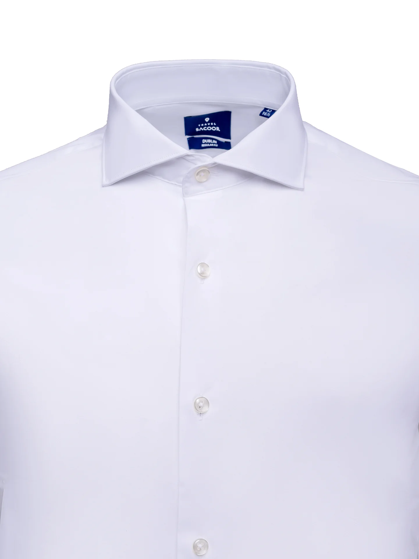 Regular Fit Camisa Popeline Travel em Algodão Comfort - Image 7