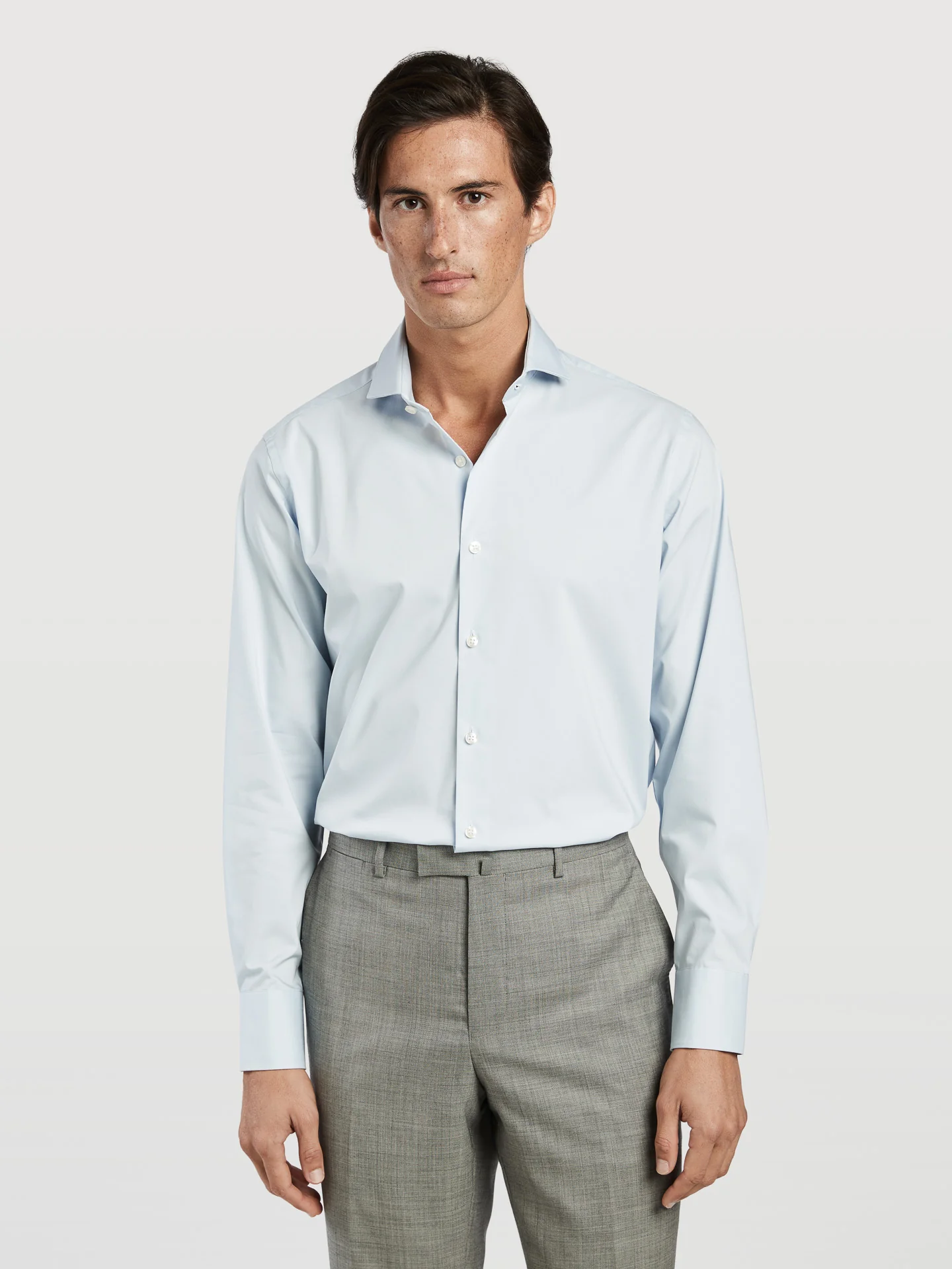 Regular Fit Camisa Popeline Travel em Algodão Comfort