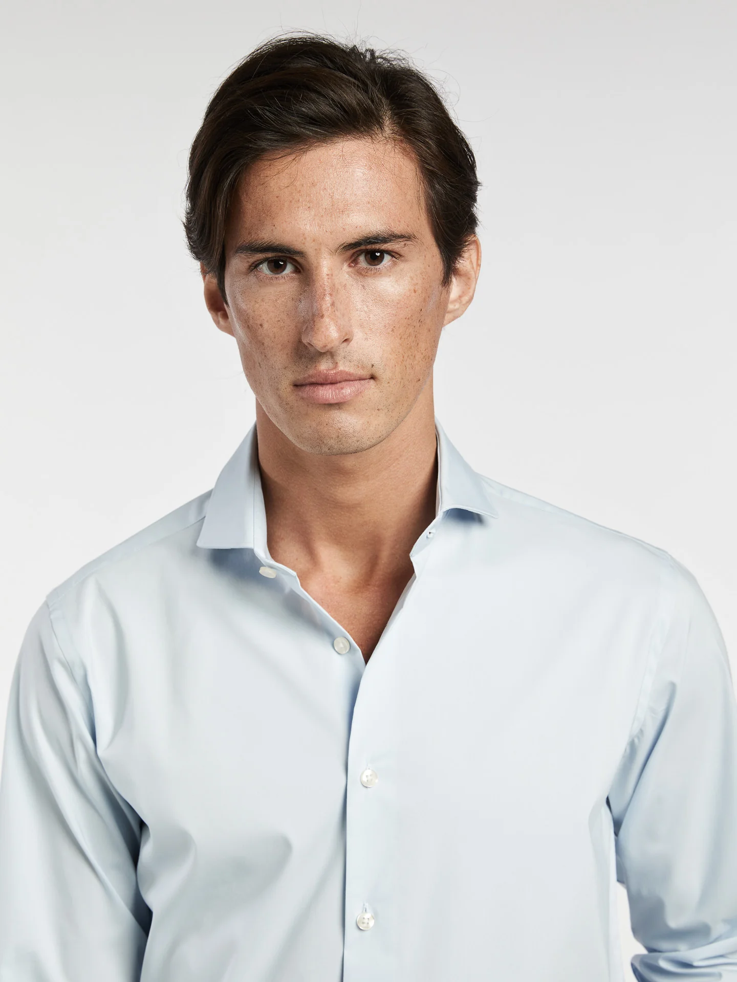 Regular Fit Camisa Popeline Travel em Algodão Comfort - Image 2