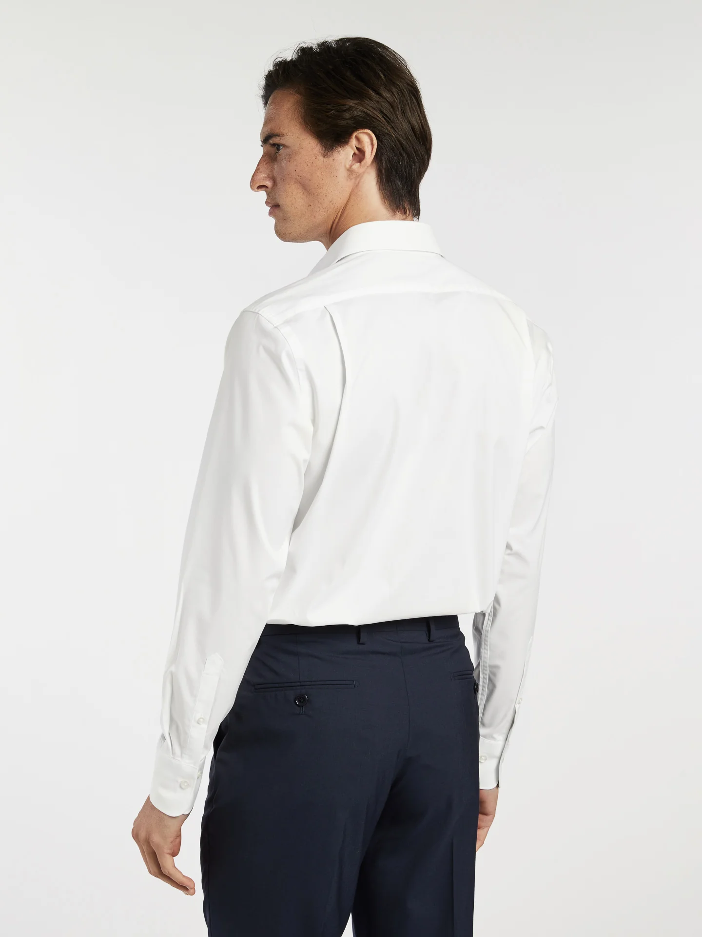 Regular Fit Camisa Popeline Travel em Algodão Comfort - Image 3