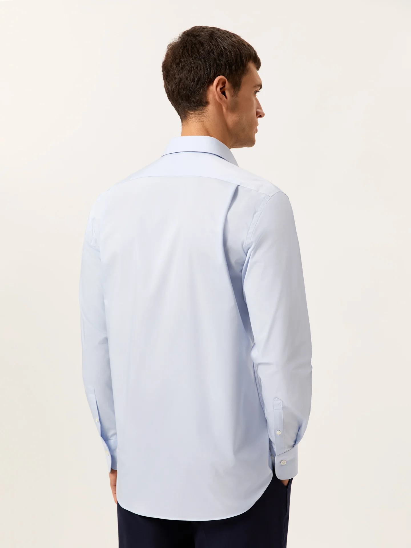 Regular Fit Camisa Popeline Travel em Algodão Comfort - Image 3