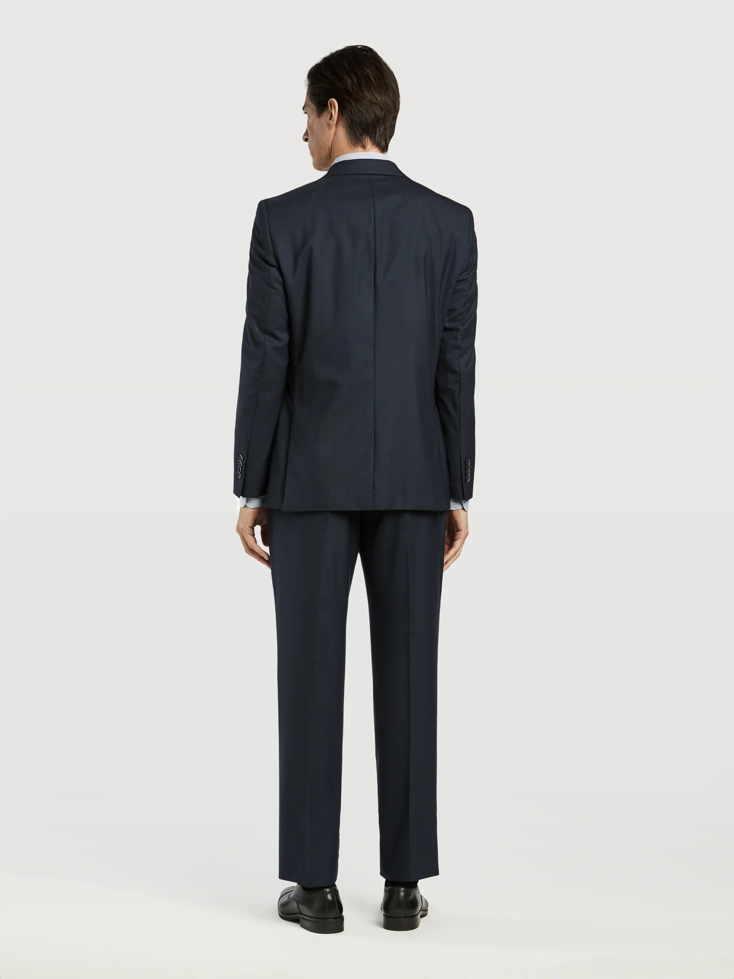 Regular Fit Fato Sharkskin em 100% Lã - Image 2