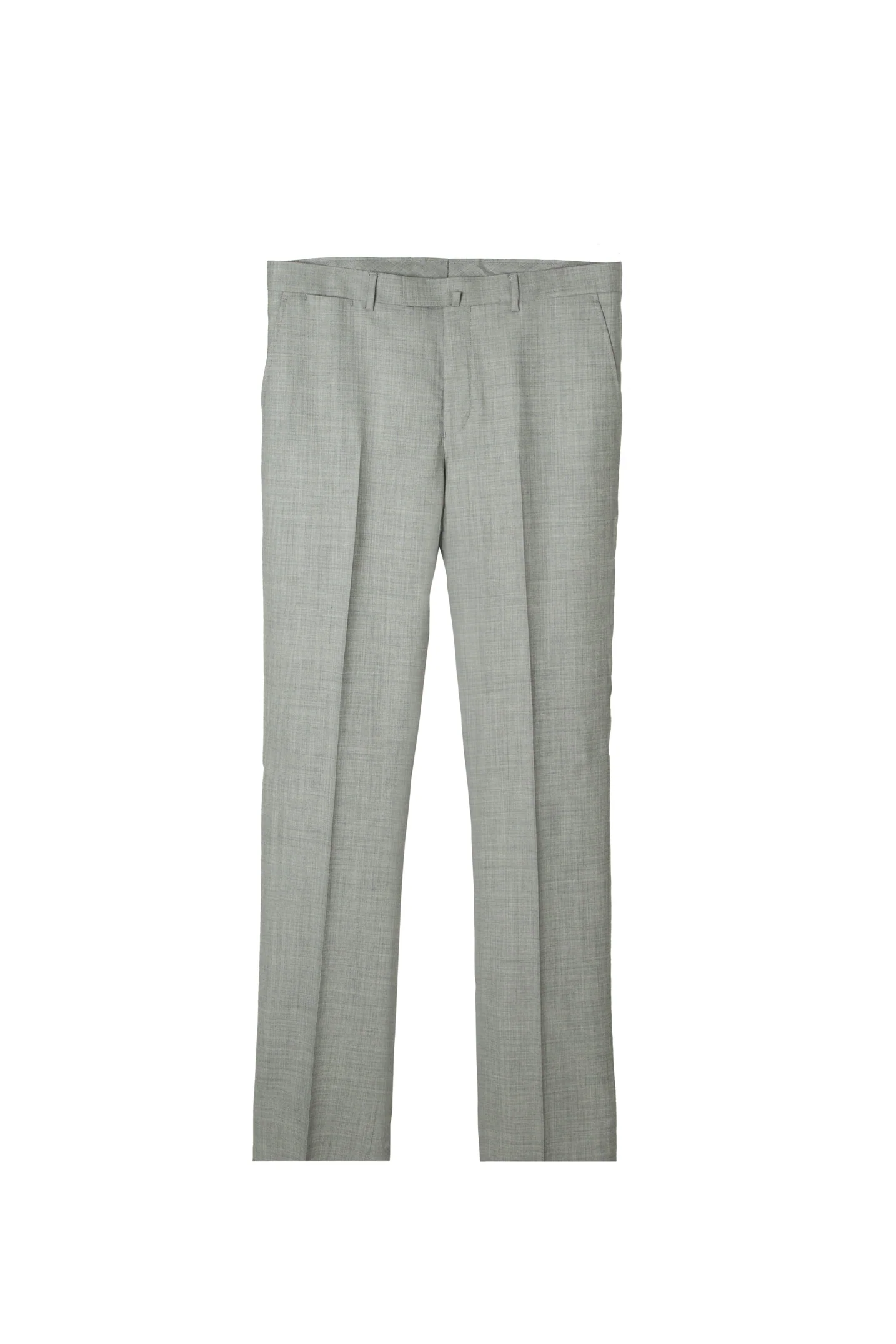 Regular Fit Fato Sharkskin em 100% Lã - Image 6