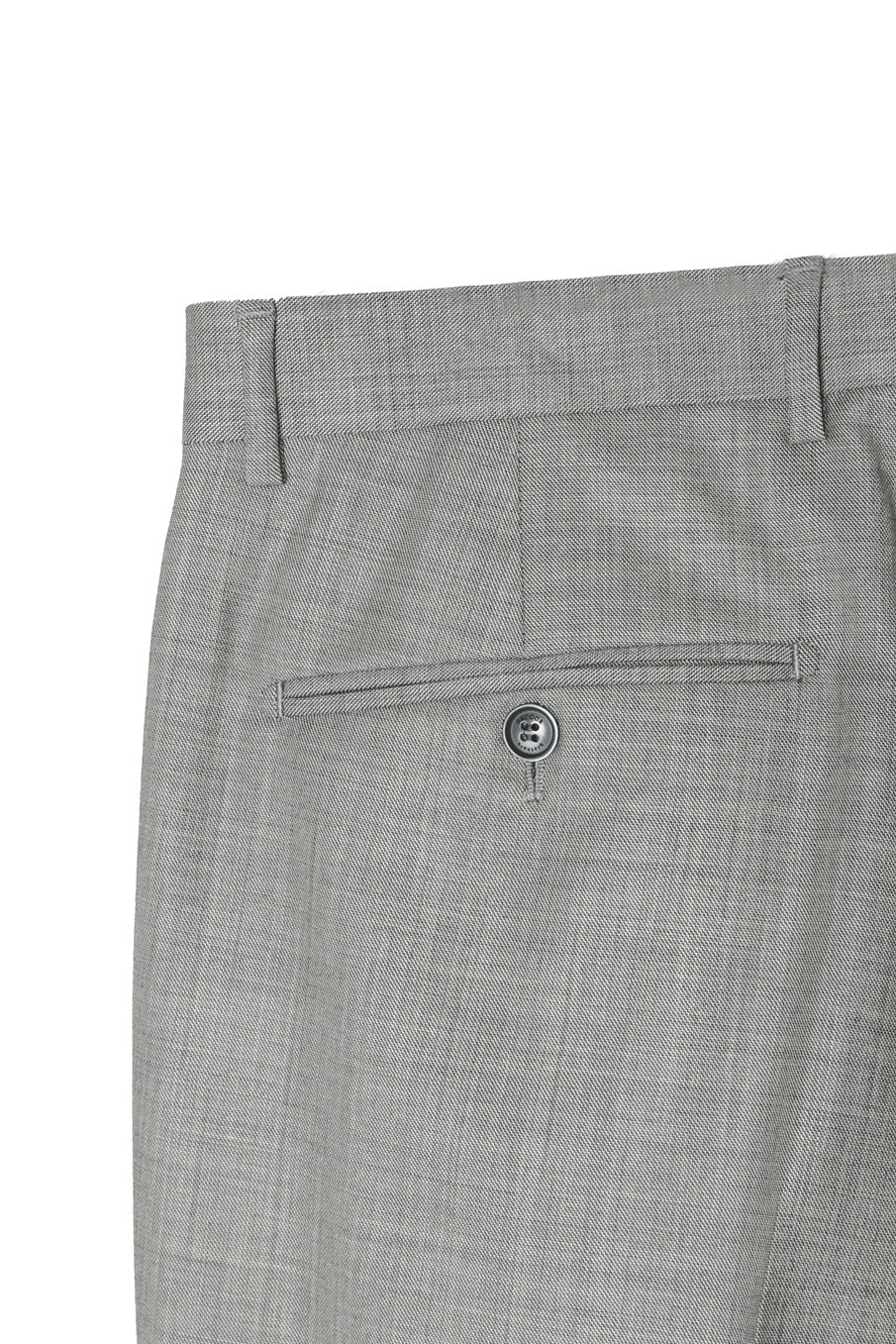 Regular Fit Fato Sharkskin em 100% Lã - Image 8