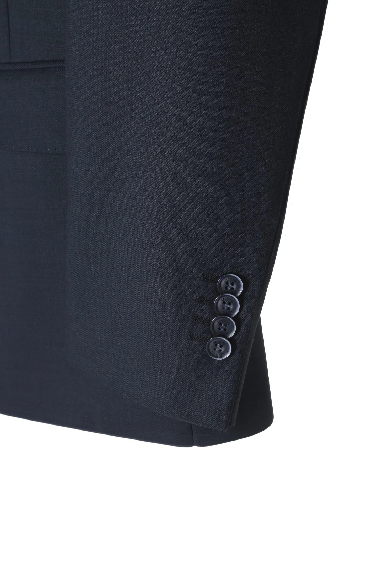 Regular Fit Fato Sharkskin em 100% Lã - Image 5