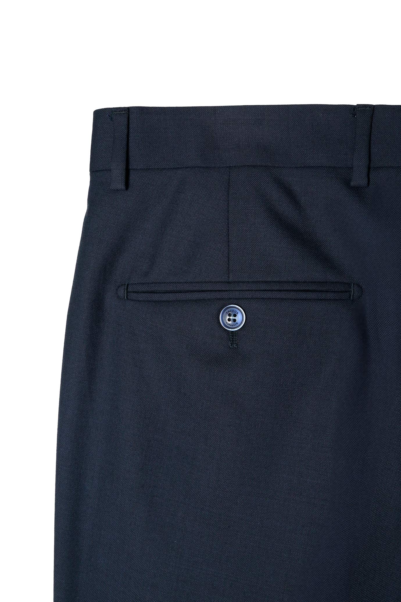 Regular Fit Fato Sharkskin em 100% Lã - Image 8