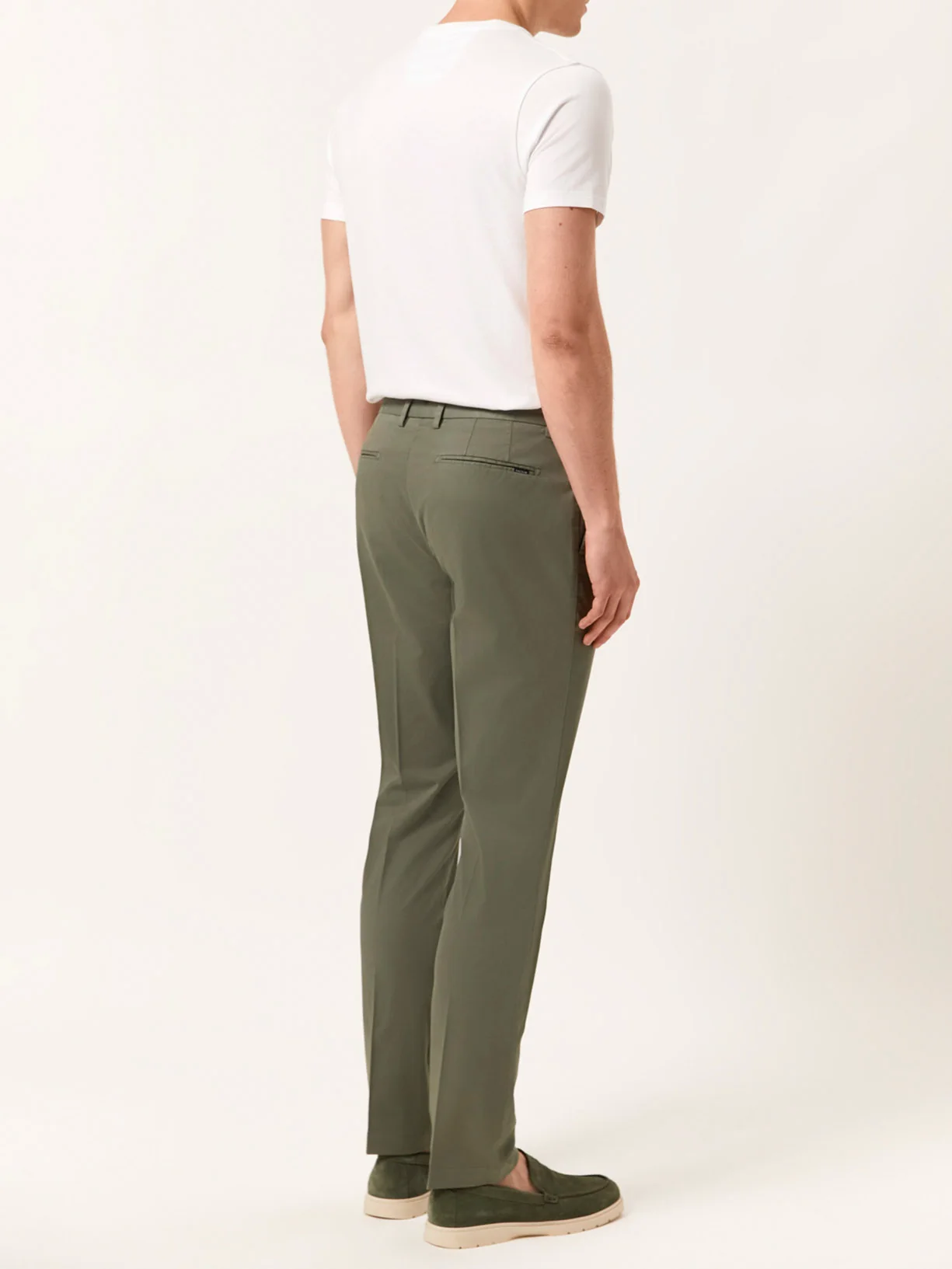 Slim Fit Calças Casuais em Algodão Comfort - Image 4