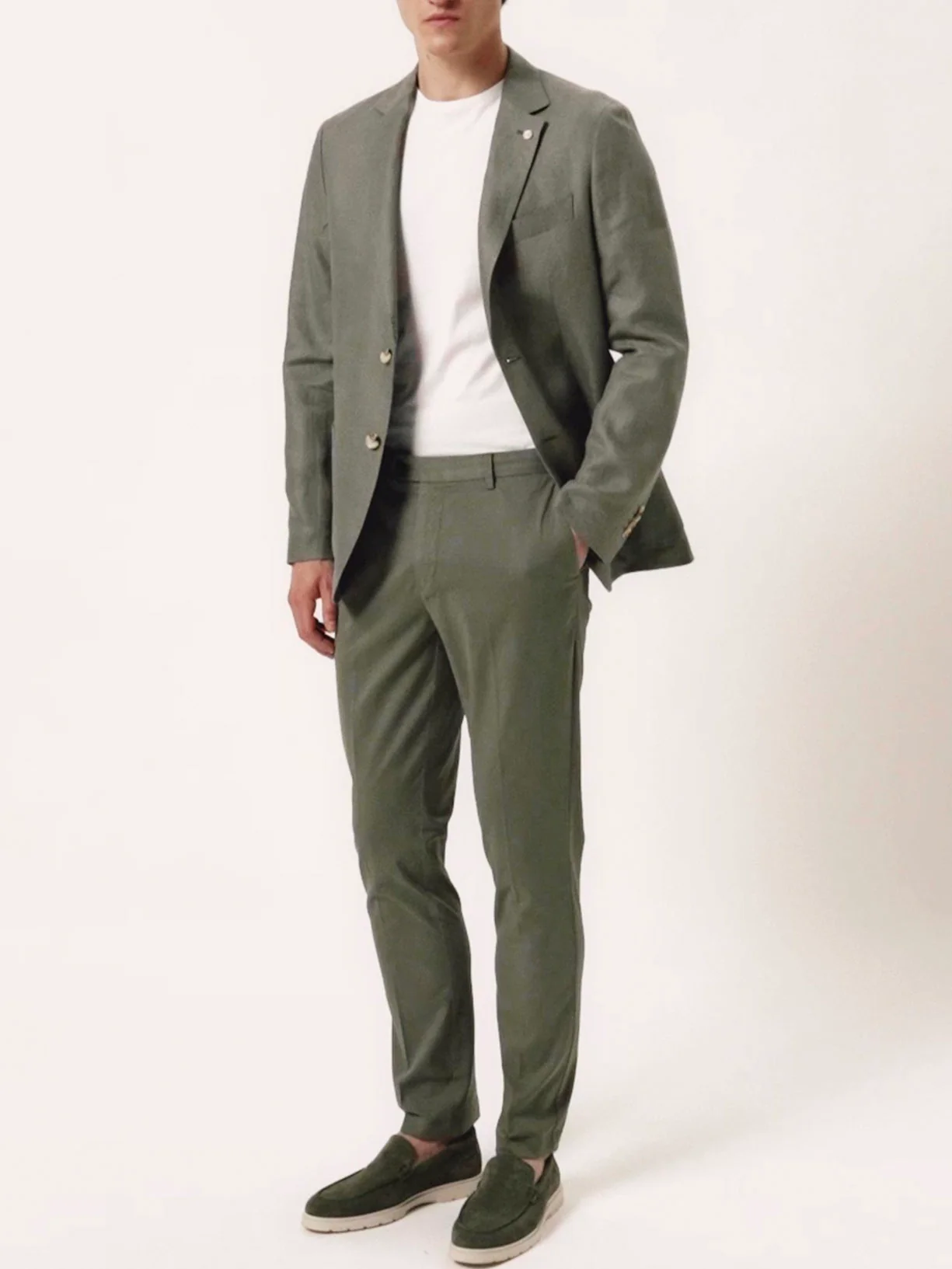 Slim Fit Calças Casuais em Algodão Comfort - Image 5