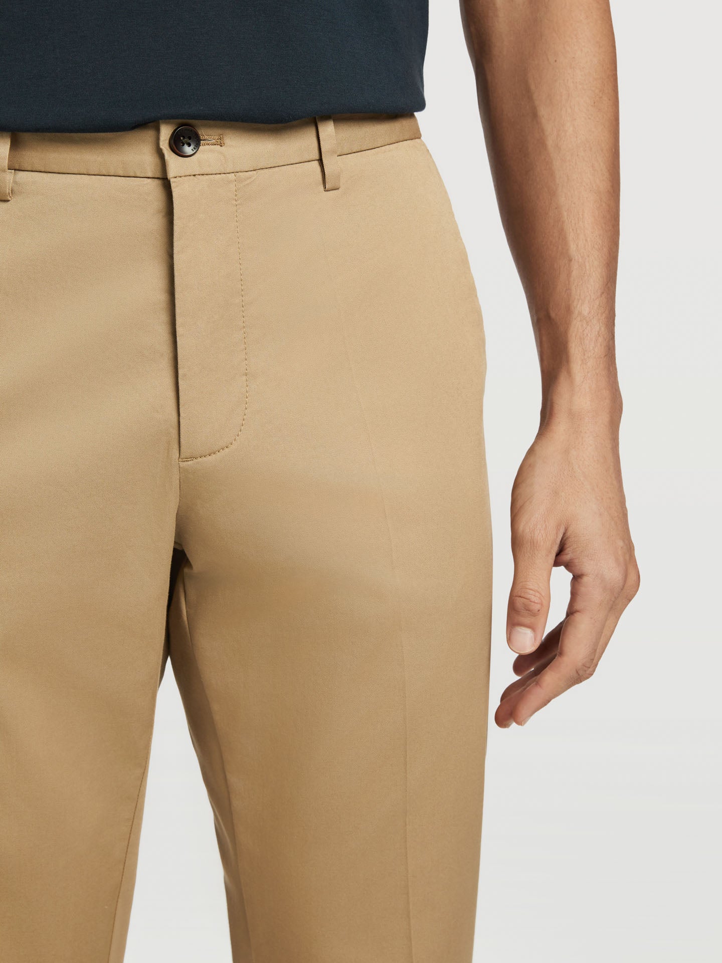 Slim Fit Calças Casuais em Algodão Comfort - Image 2