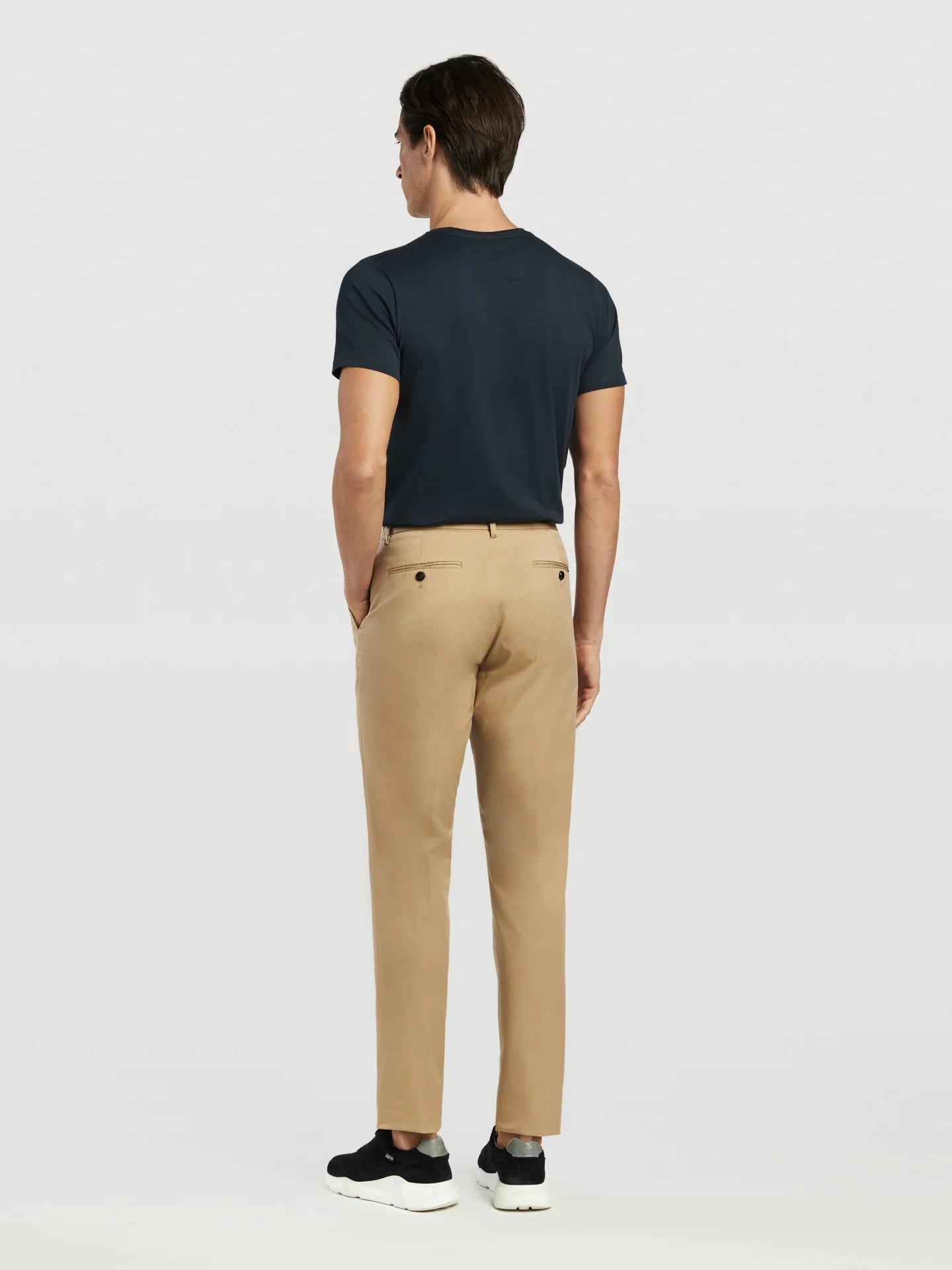 Slim Fit Calças Casuais em Algodão Comfort - Image 3
