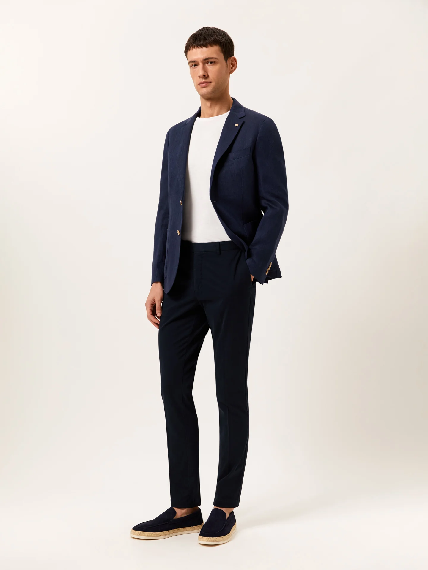 Slim Fit Calças Casuais em Algodão Comfort - Image 2