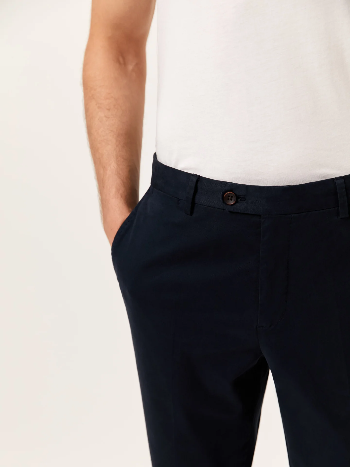 Slim Fit Calças Casuais em Algodão Comfort - Image 3