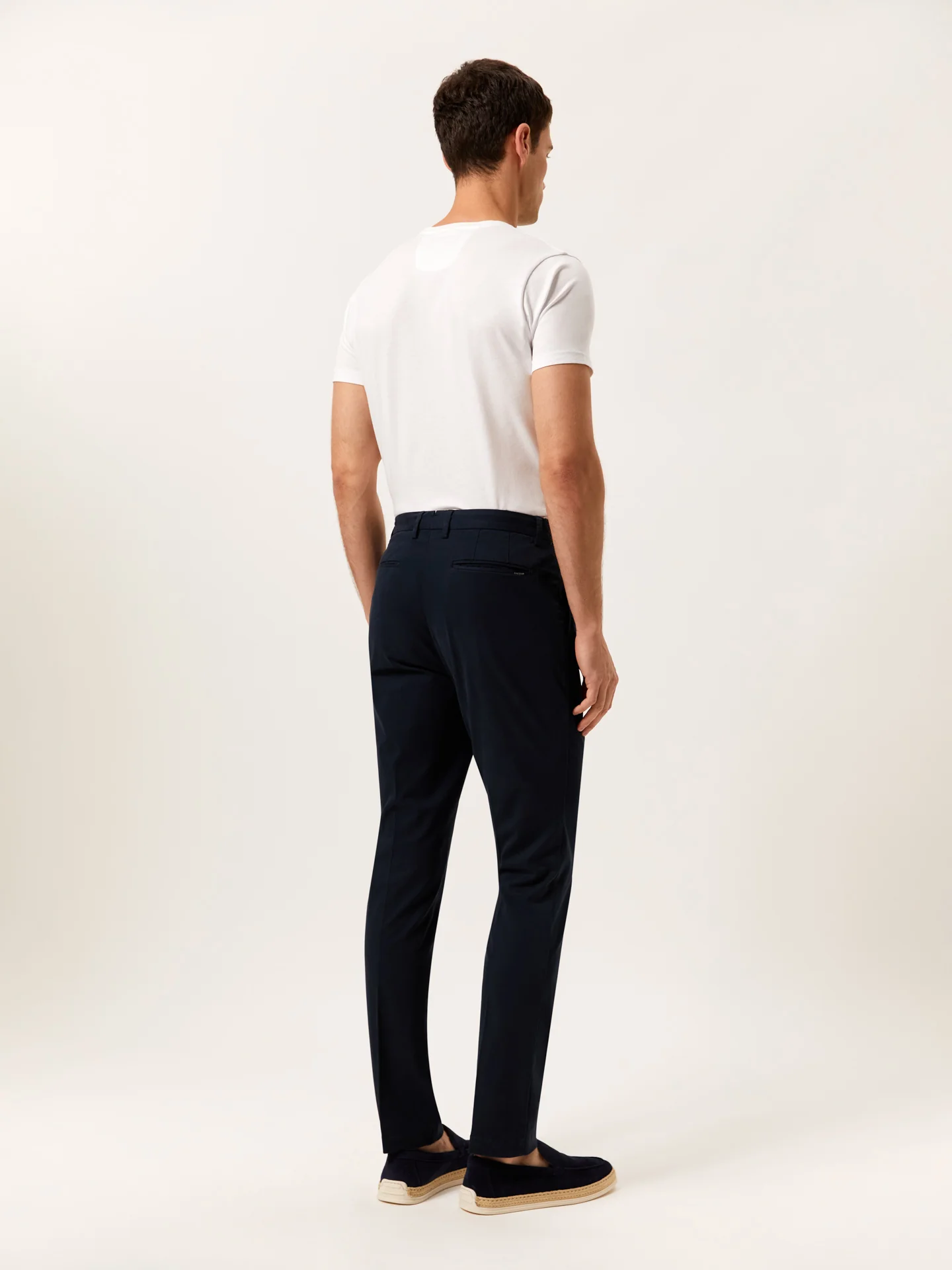 Slim Fit Calças Casuais em Algodão Comfort - Image 4