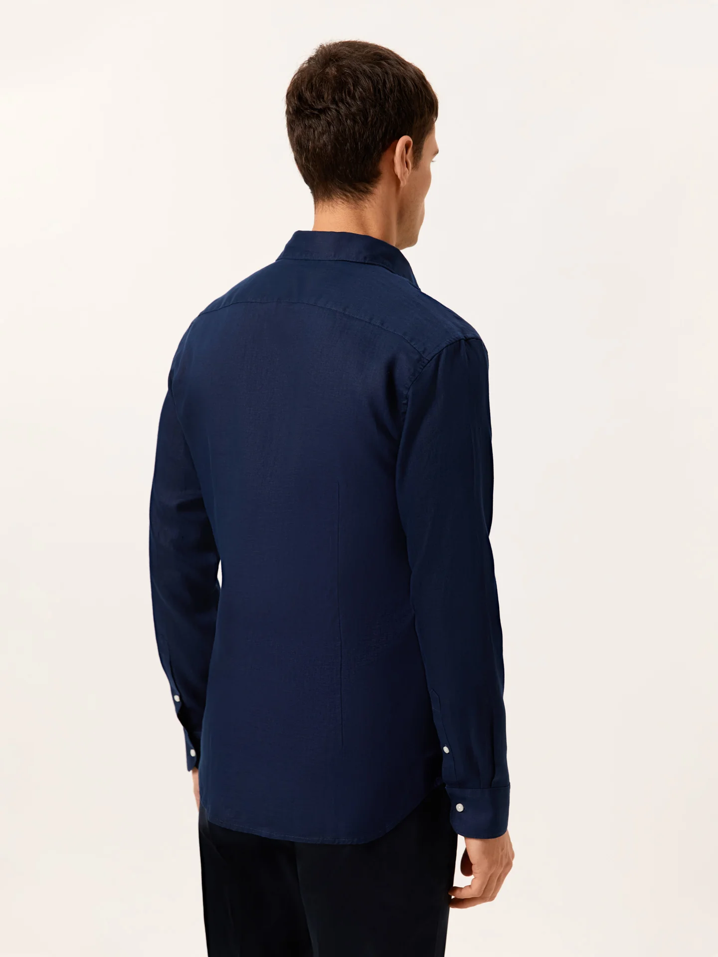 Slim Fit Camisa Aberta em 100% Linho - Image 4