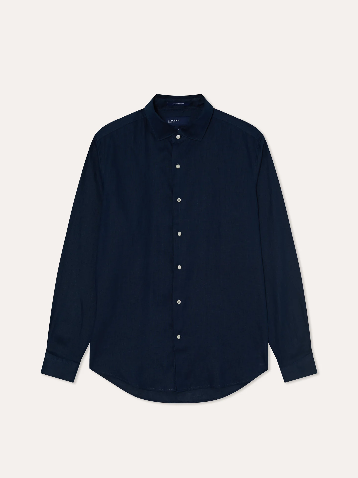 Slim Fit Camisa Aberta em 100% Linho - Image 5