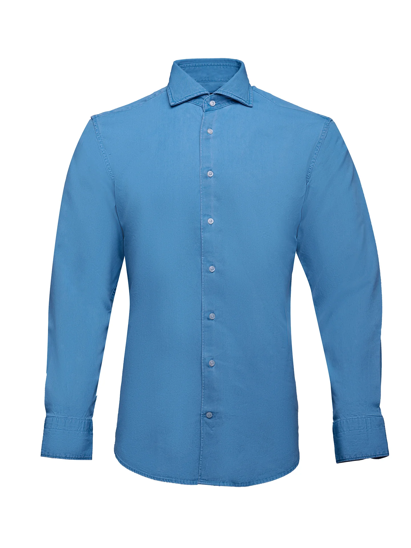 Slim Fit Camisa Casual em Denim em 100% Algodão - Image 5