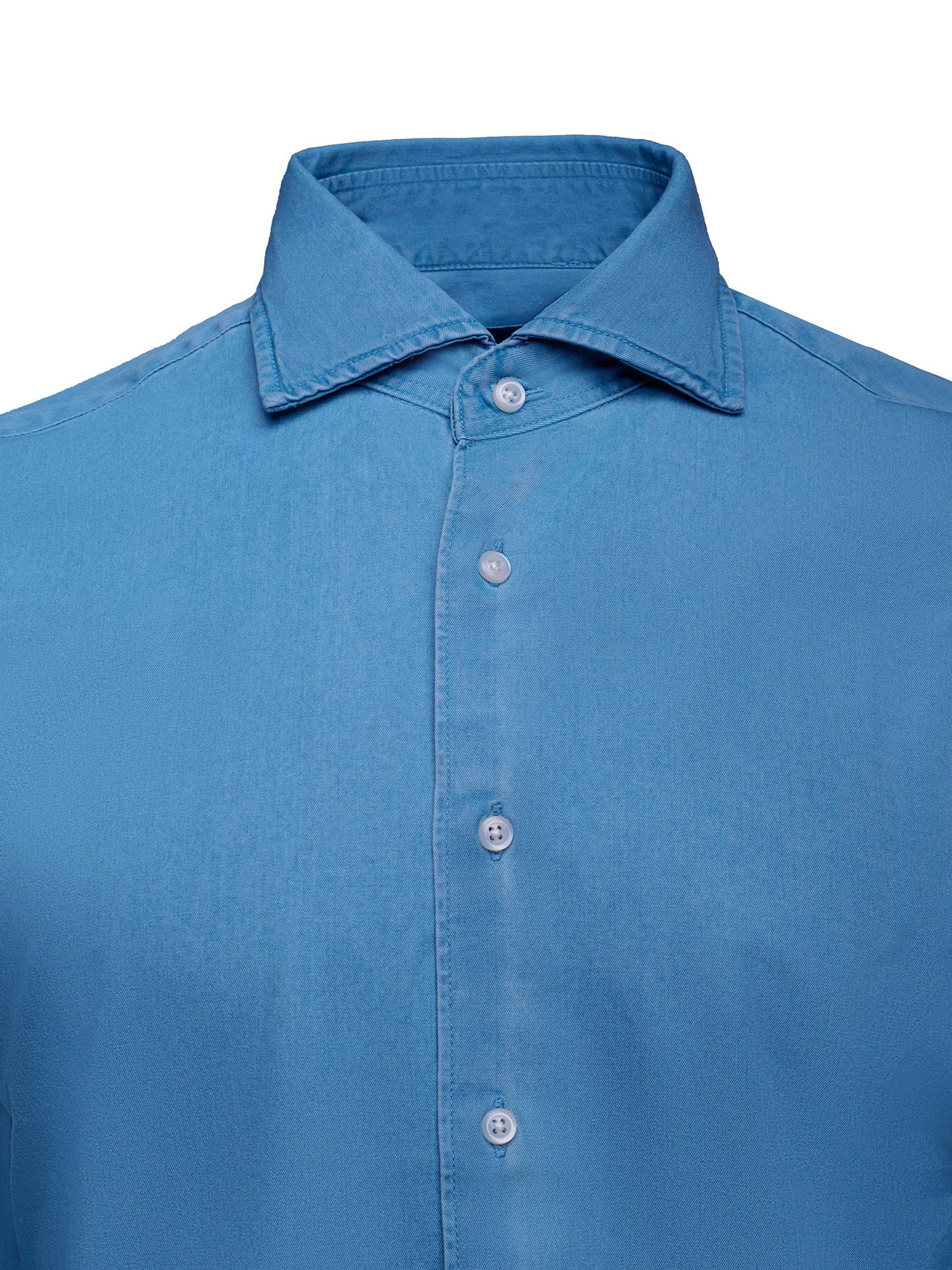 Slim Fit Camisa Casual em Denim em 100% Algodão - Image 8