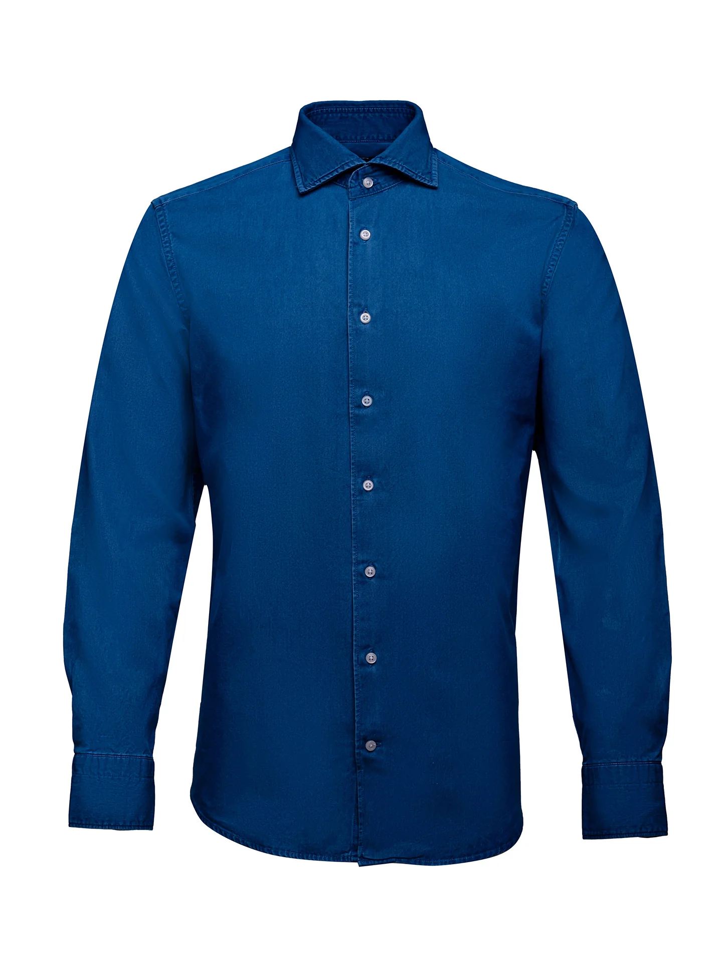 Slim Fit Camisa Casual em Denim em 100% Algodão - Image 5