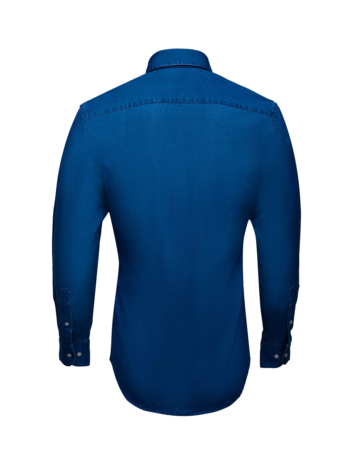 Slim Fit Camisa Casual em Denim em 100% Algodão - Image 7