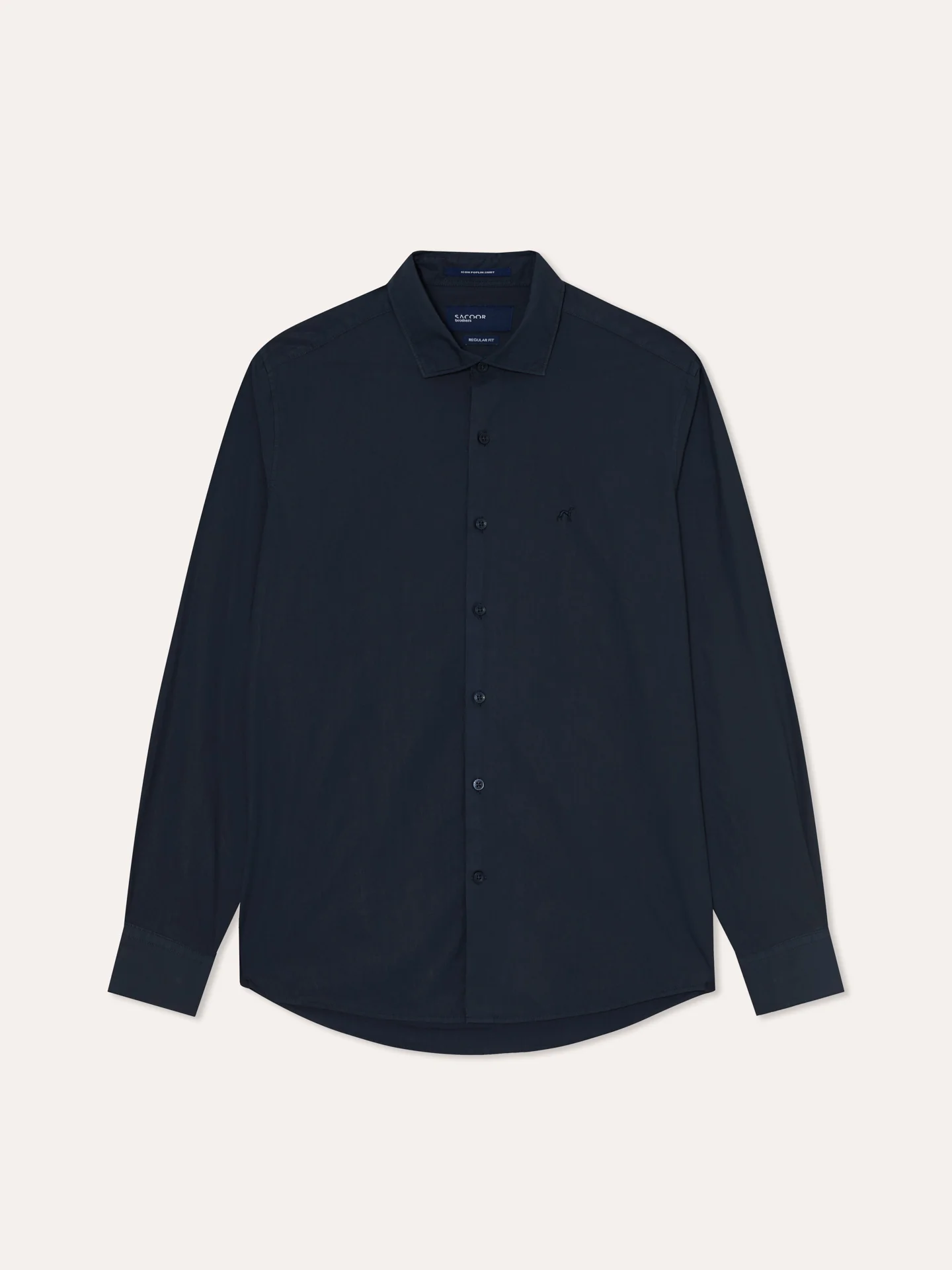 Slim Fit Camisa Oxford às Riscas em 100% Algodão BCI - Image 4