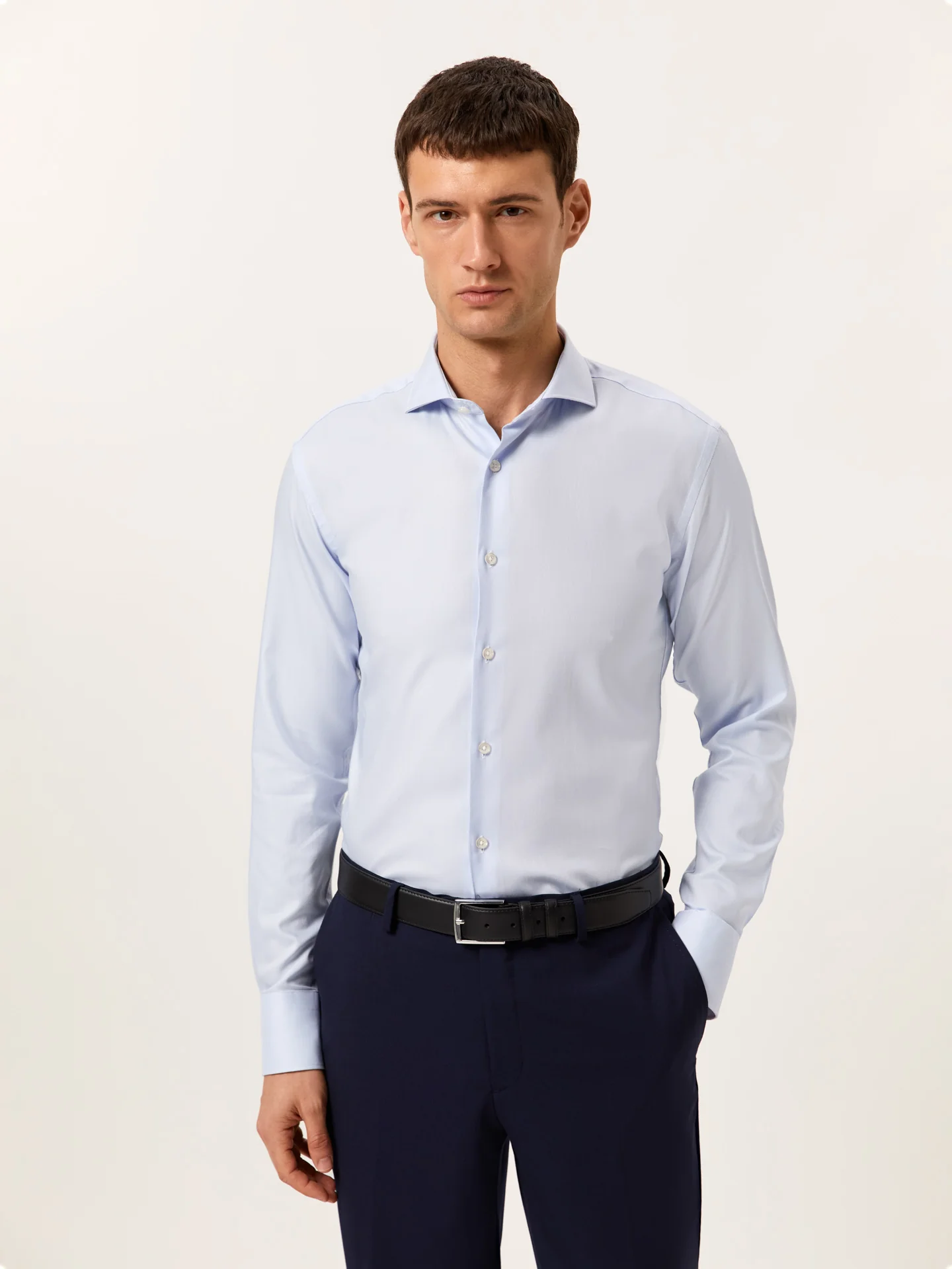Slim Fit Camisa Oxford Formal em 100% Algodão - Image 2