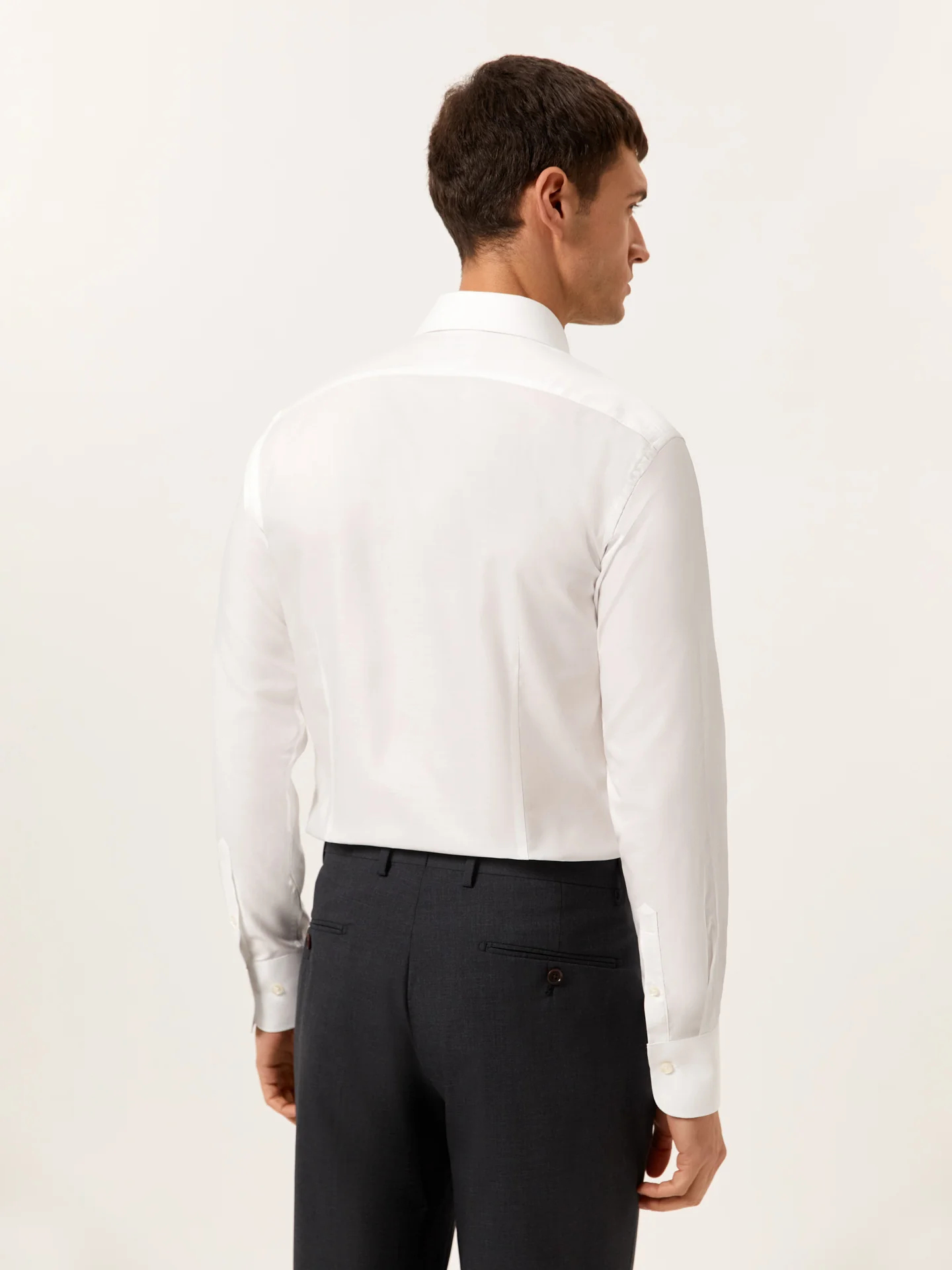 Slim Fit Camisa Oxford Formal em 100% Algodão - Image 3