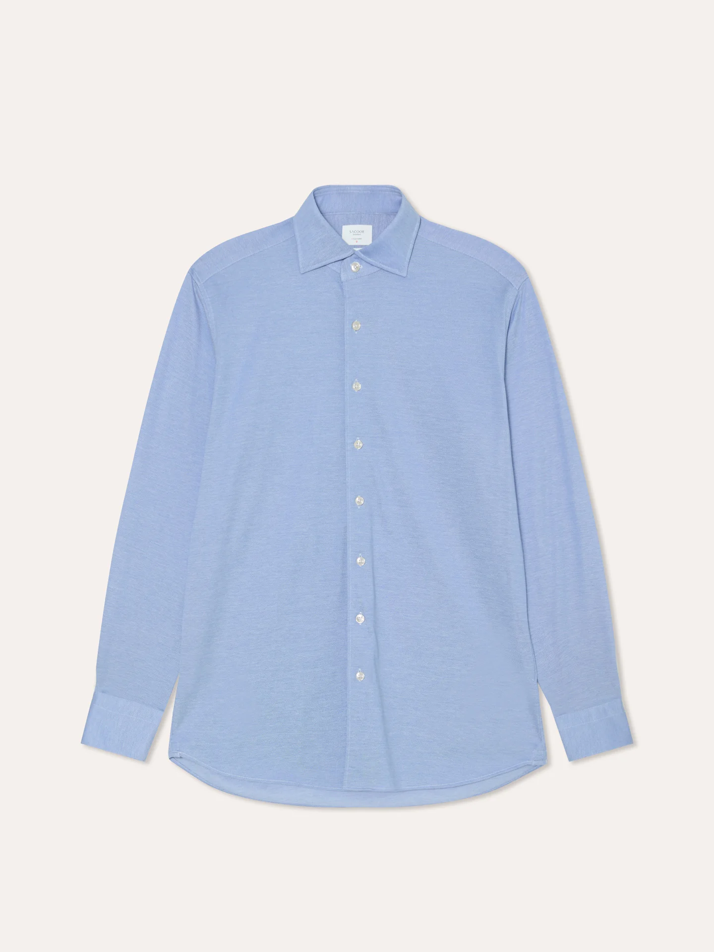 Slim Fit Camisa Piqué Travel em Algodão Comfort - Image 4