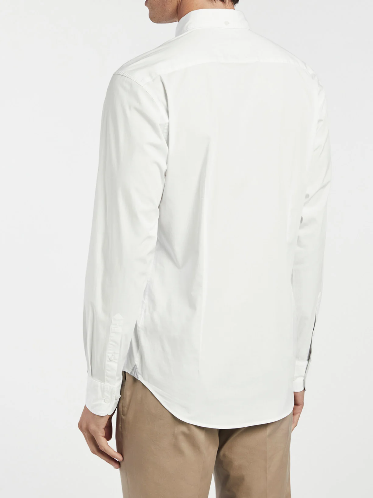 Slim Fit Camisa Popeline Garment Dye em Algodão Comfort - Image 3