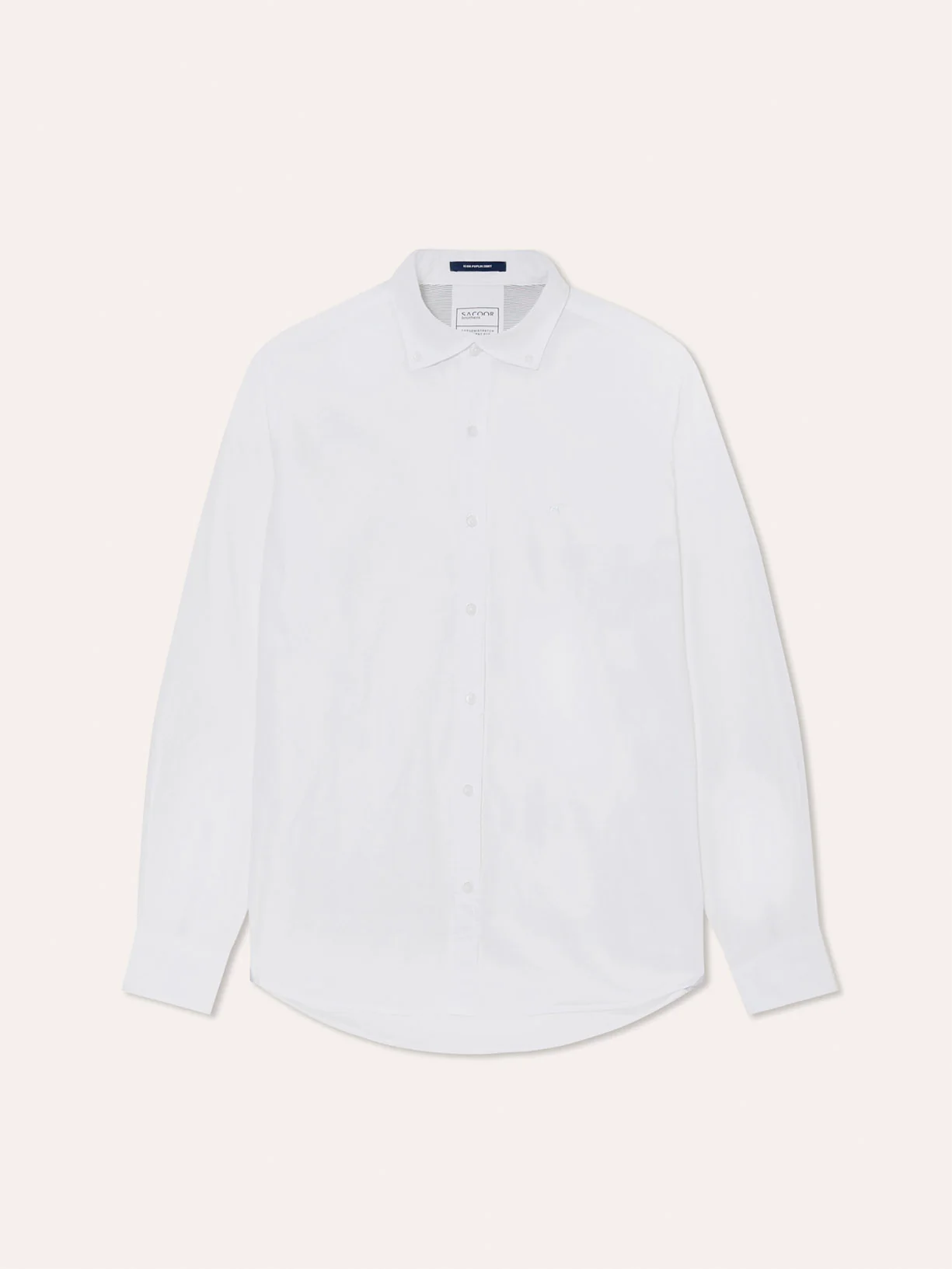 Slim Fit Camisa Popeline Garment Dye em Algodão Comfort - Image 4