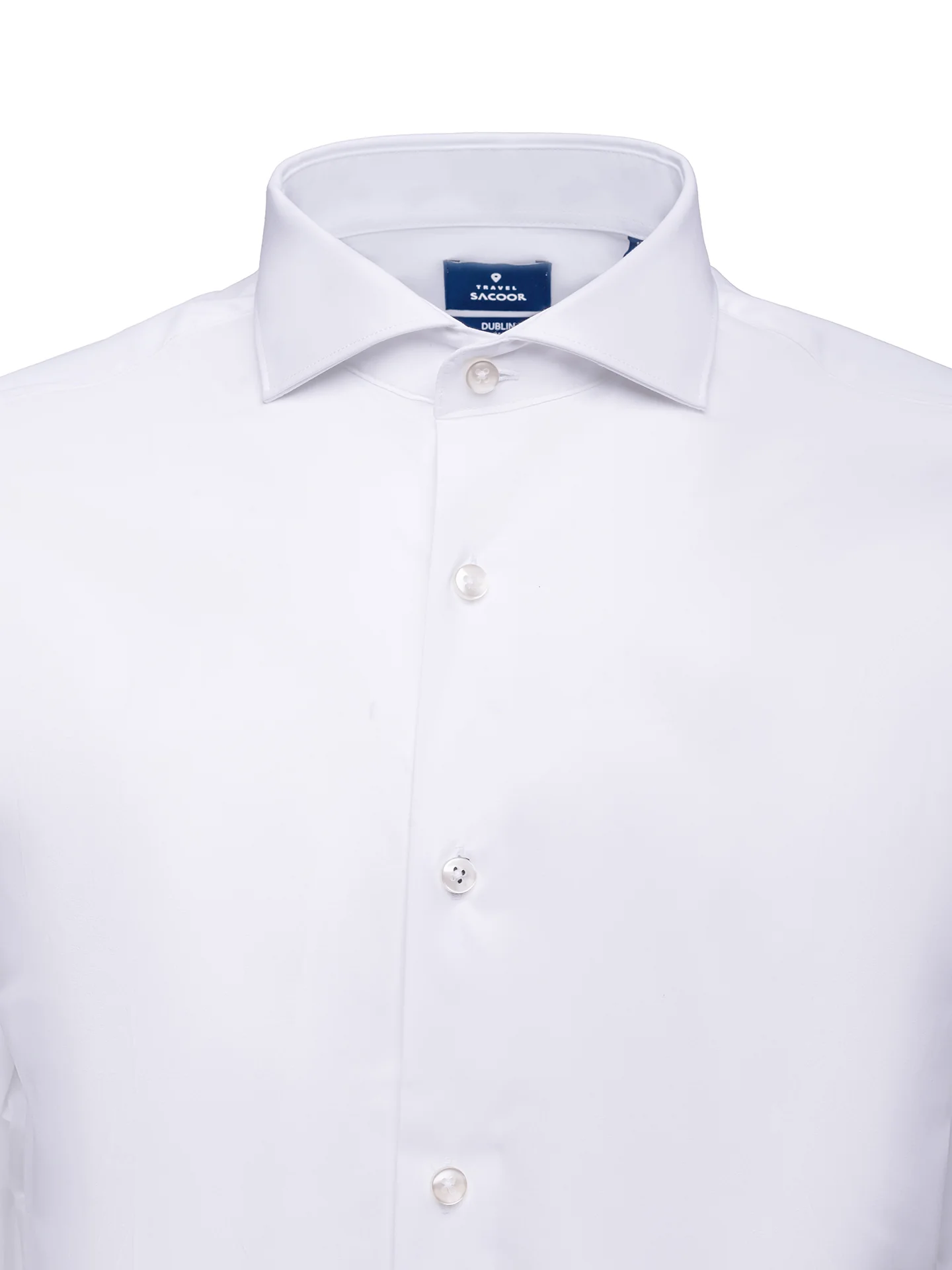 Slim Fit Camisa Popeline Travel com Punho Duplo em Algodão Comfort - Image 7