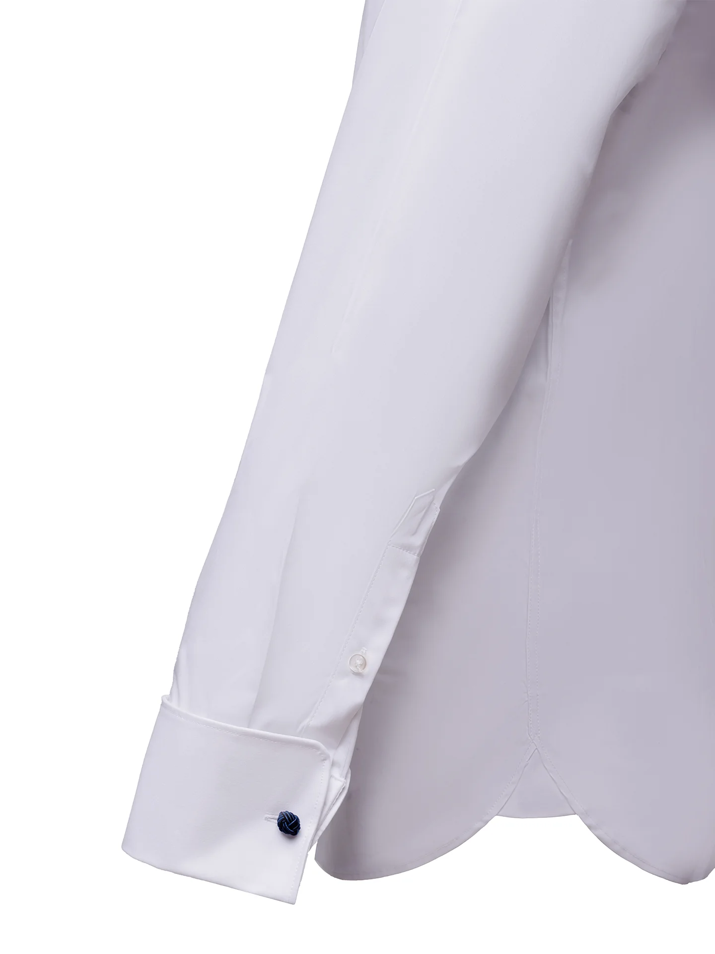 Slim Fit Camisa Popeline Travel com Punho Duplo em Algodão Comfort - Image 8