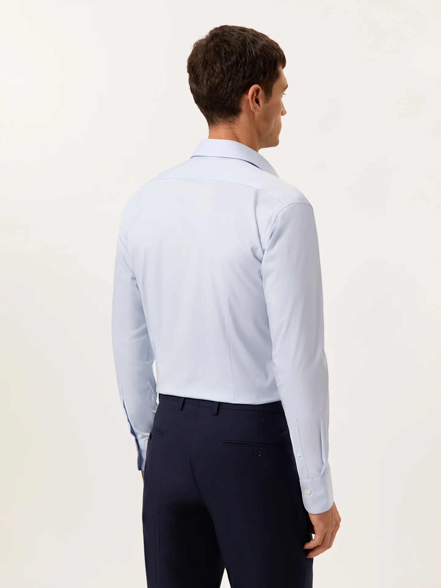 Slim Fit Camisa Popeline Travel em Algodão Comfort - Image 3