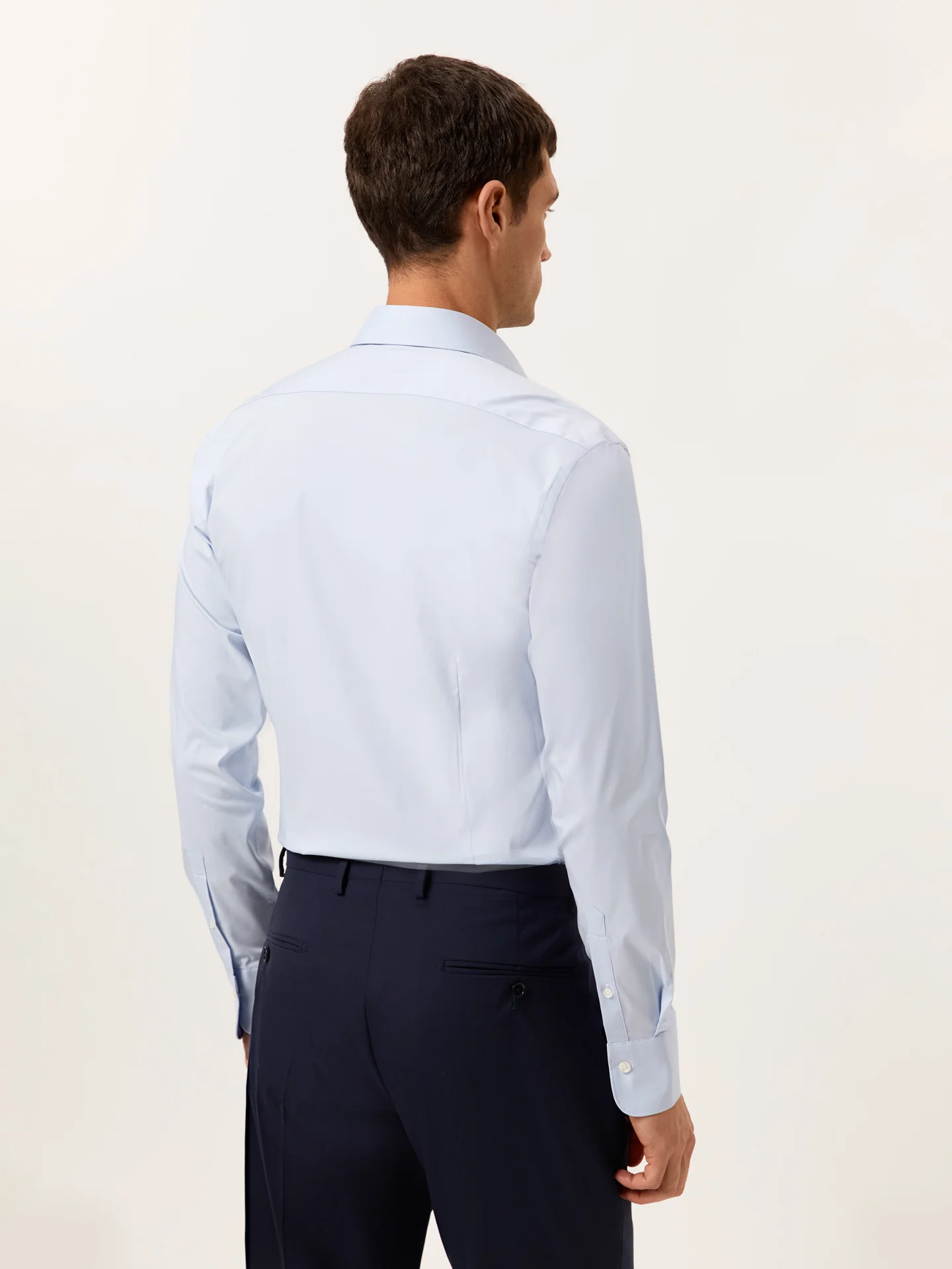 Slim Fit Camisa Popeline Travel em Algodão Comfort - Image 3