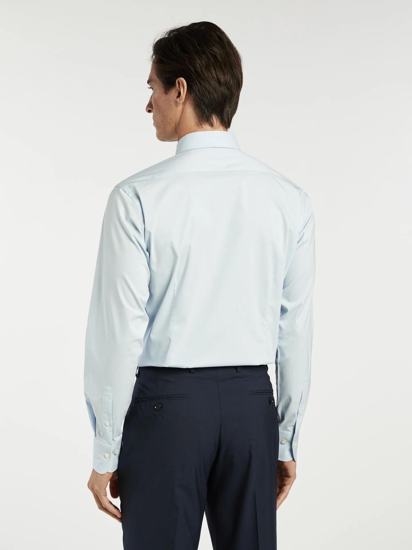Slim Fit Camisa Popeline Travel em Algodão Comfort - Image 3