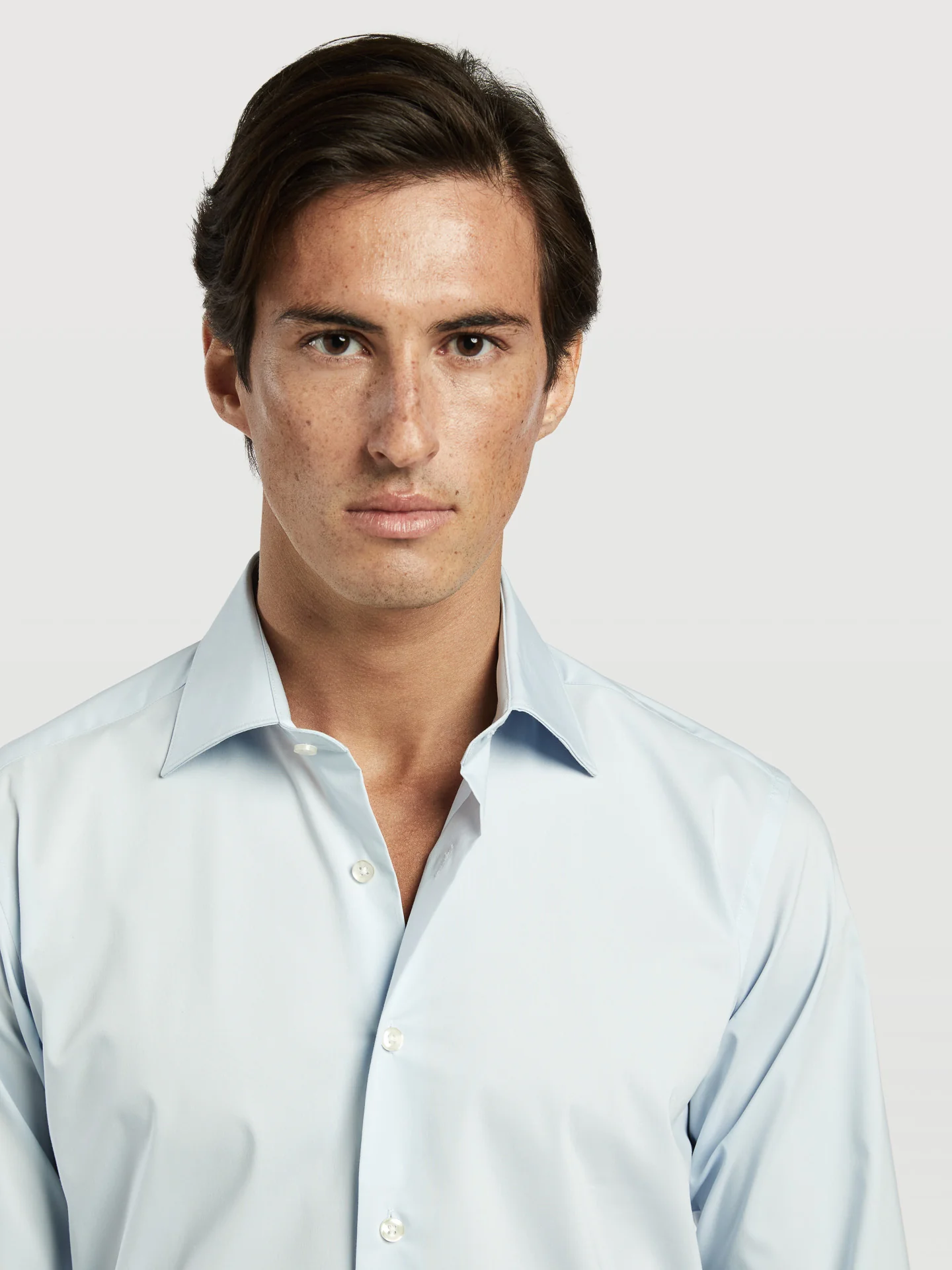 Slim Fit Camisa Popeline Travel em Algodão Comfort