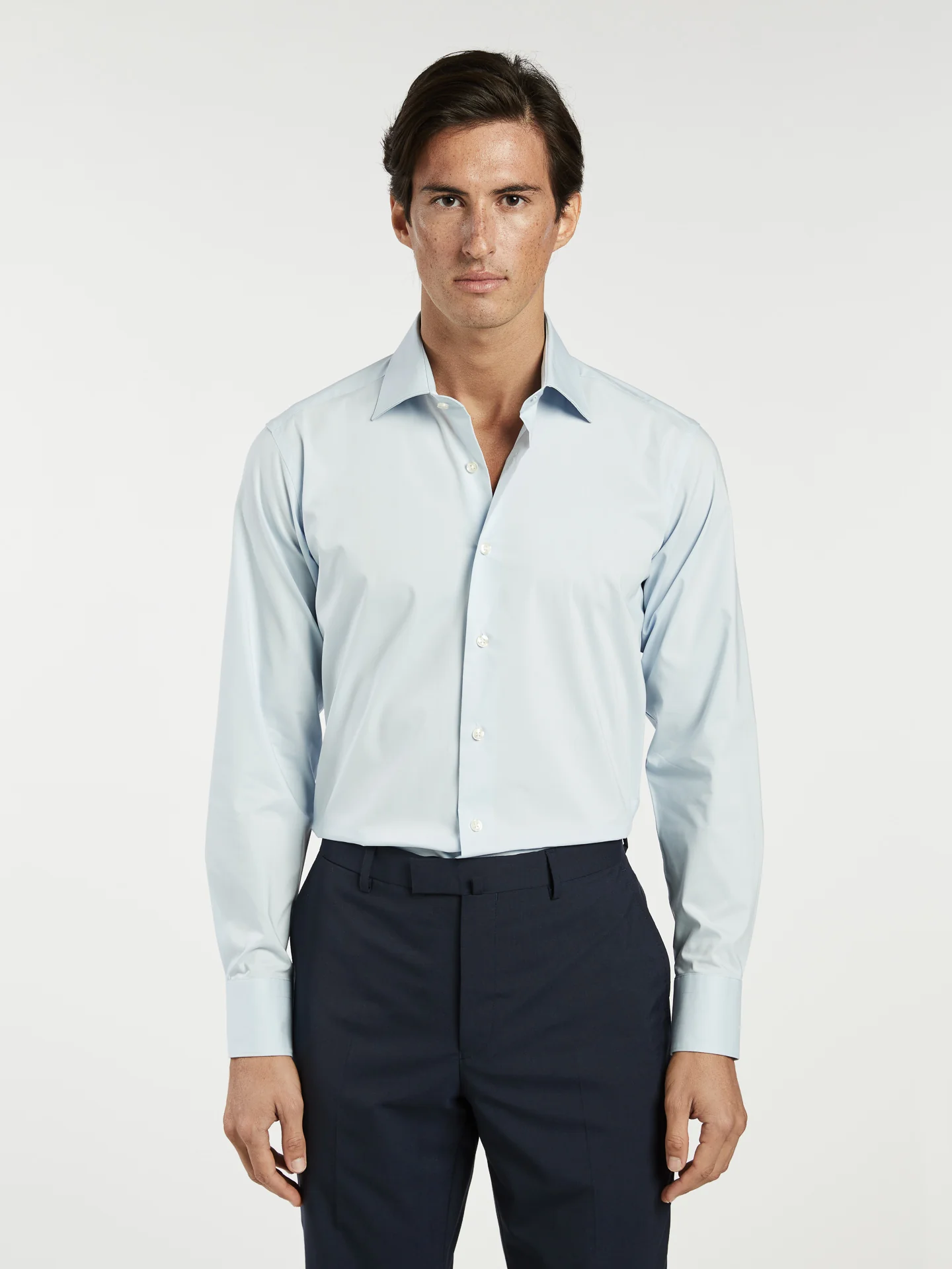 Slim Fit Camisa Popeline Travel em Algodão Comfort - Image 2