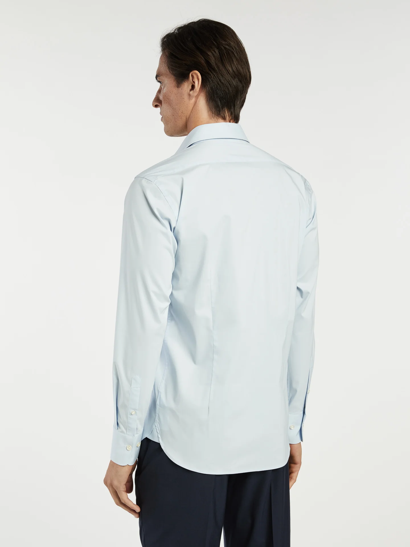 Slim Fit Camisa Popeline Travel em Algodão Comfort - Image 3