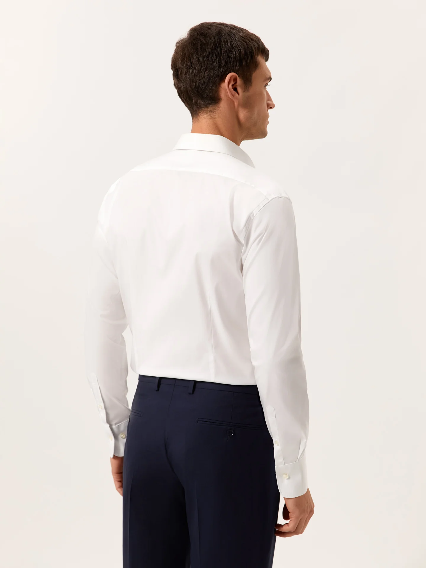 Slim Fit Camisa Popeline Travel em Algodão Comfort - Image 4